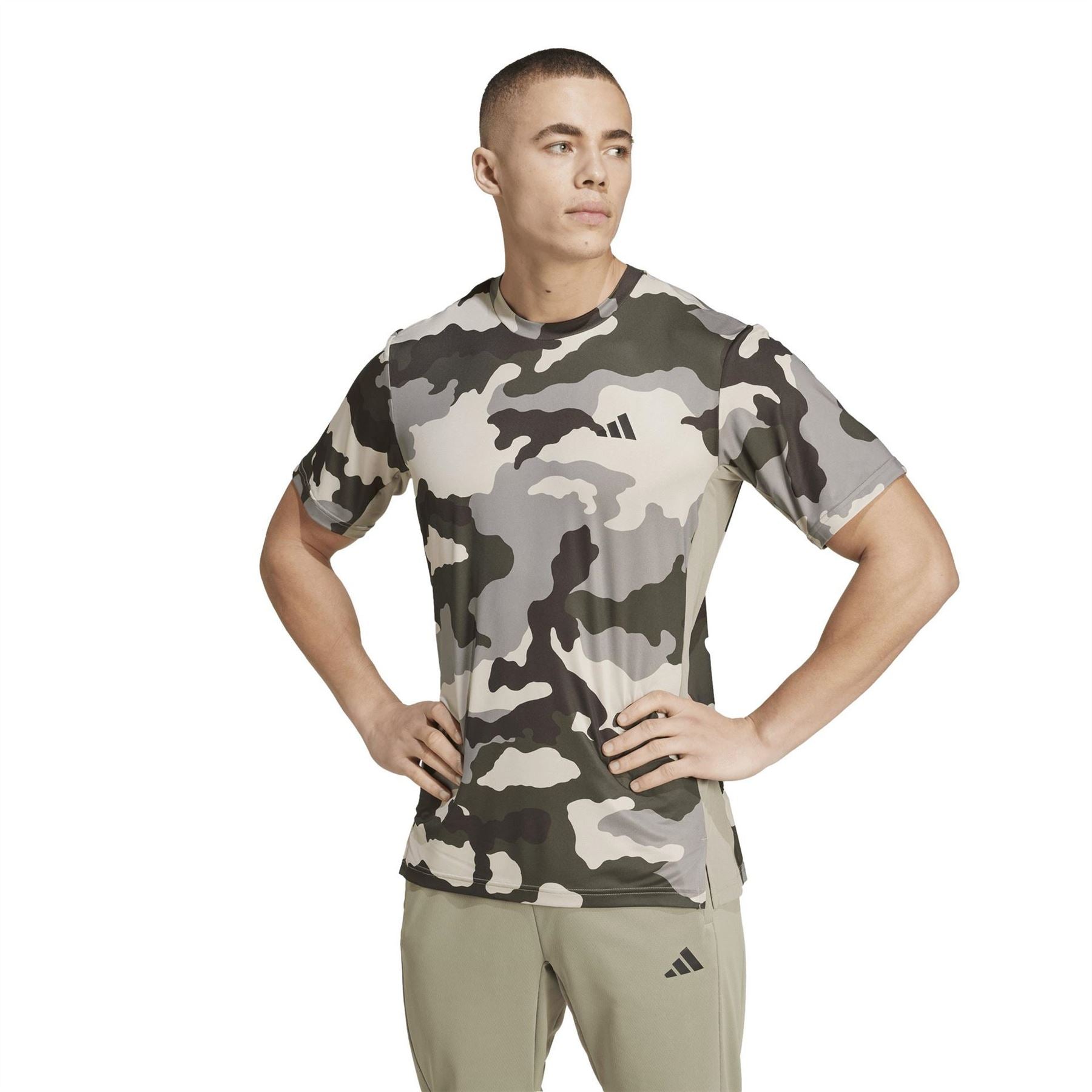 adidas Camo All Over Print T-Shirt
