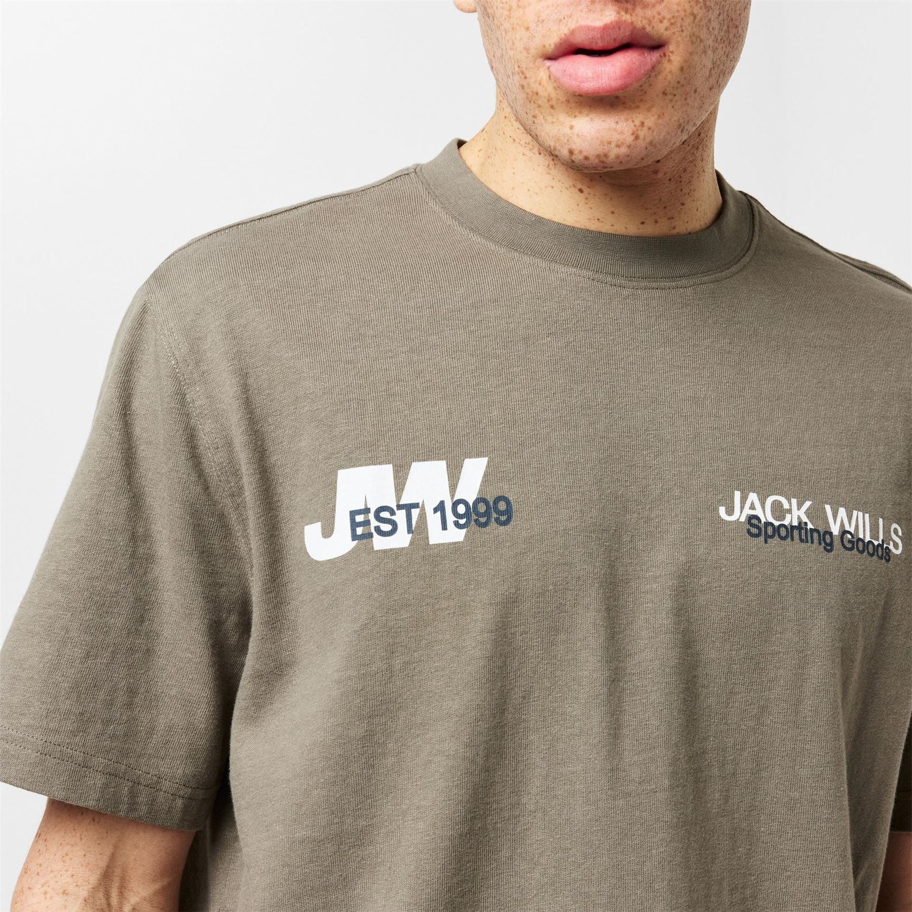 Jack Wills Regular Fit Crew Neck Text Graphic T-Shirt