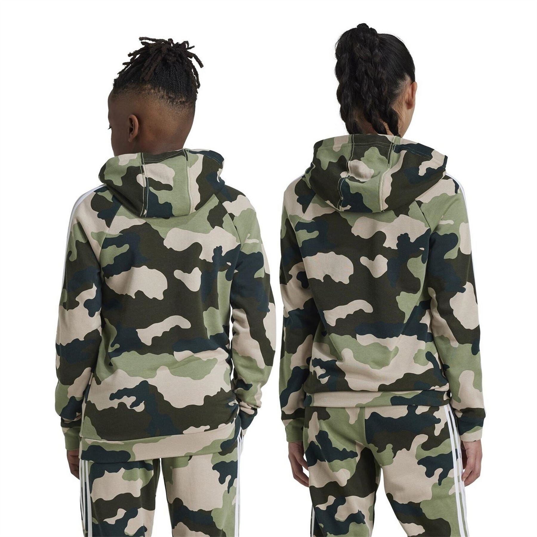 adidas Junior Camo Hoodie