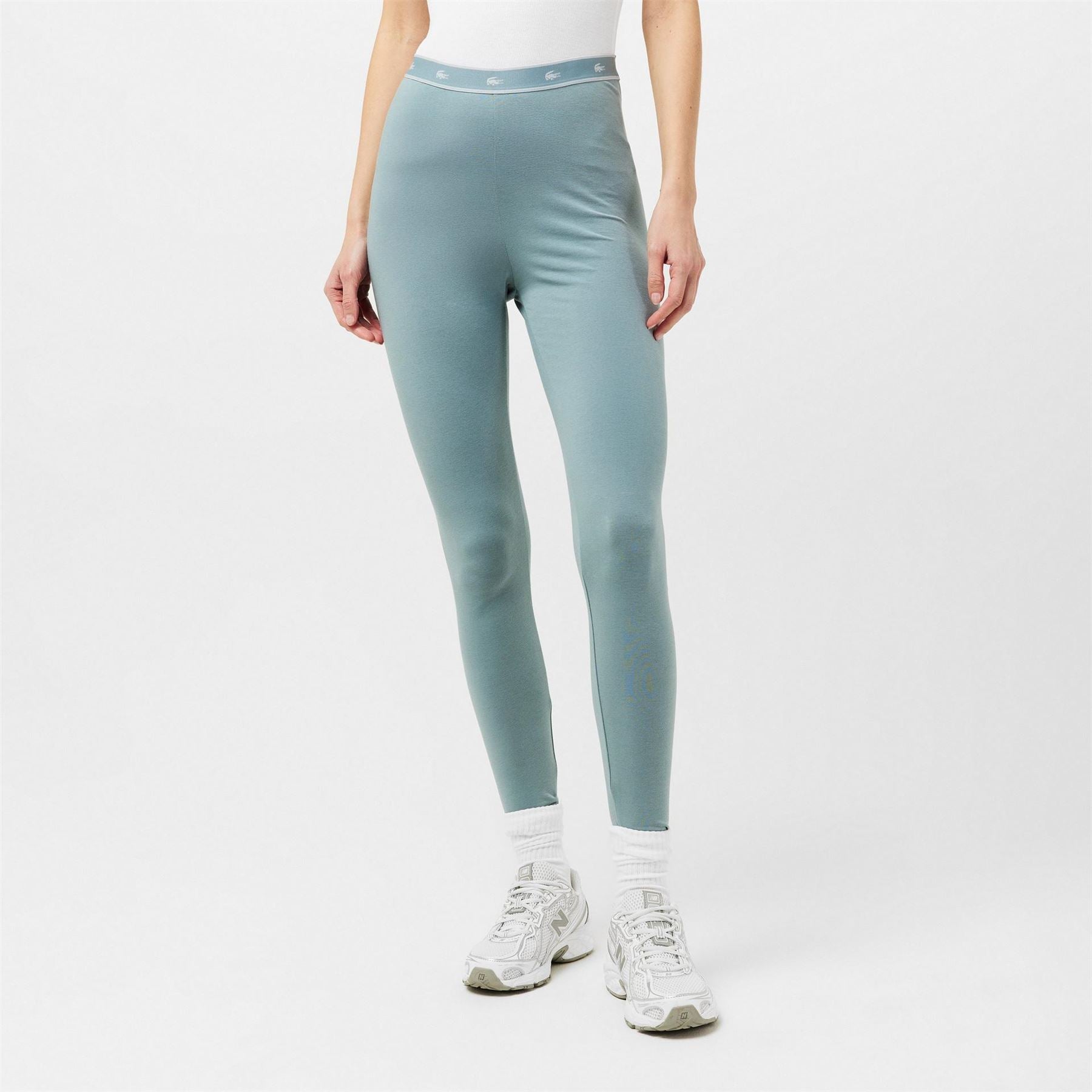Lacoste Crocodile Print Slim Leggings