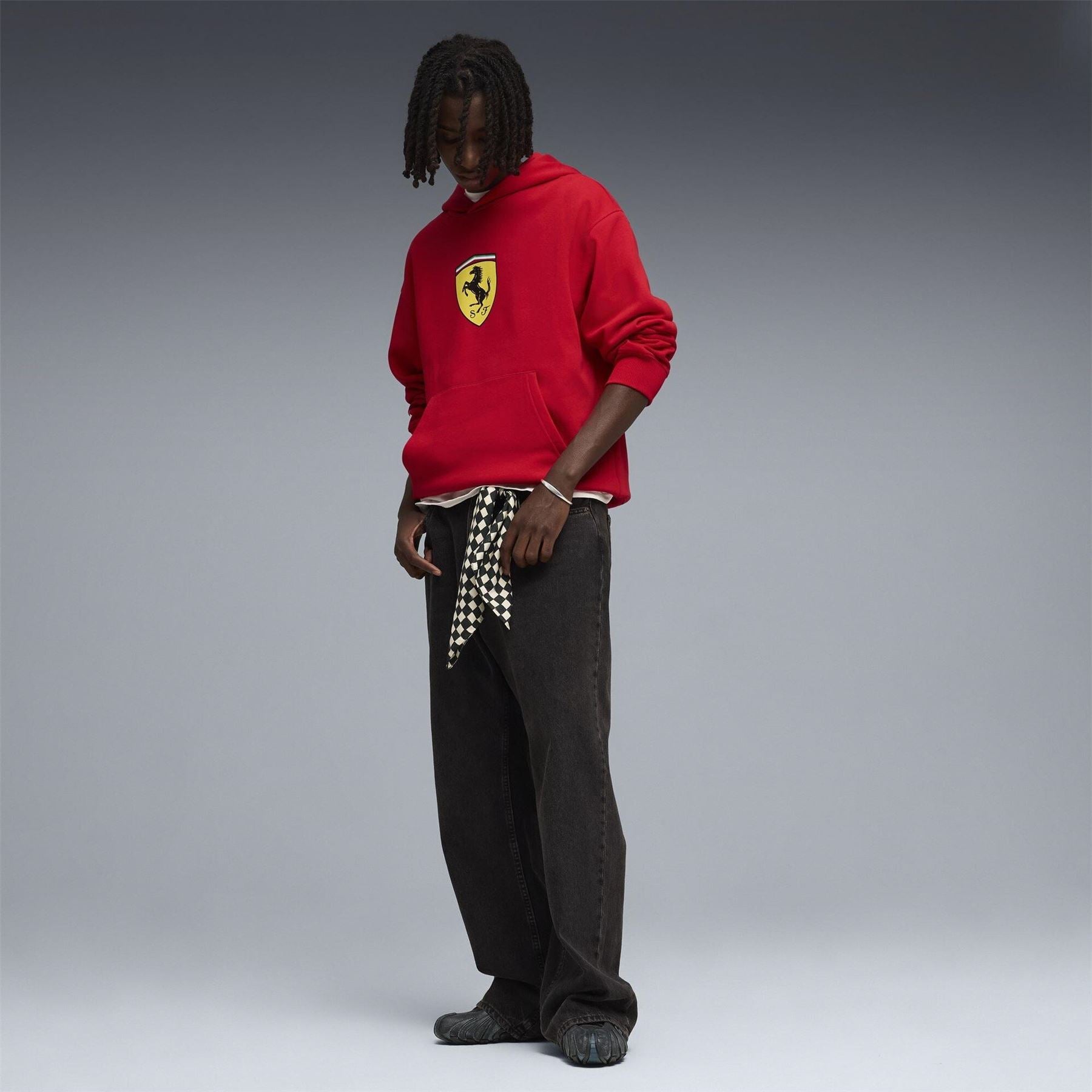 Puma Mens Scuderia Ferrari Shield Hoodie