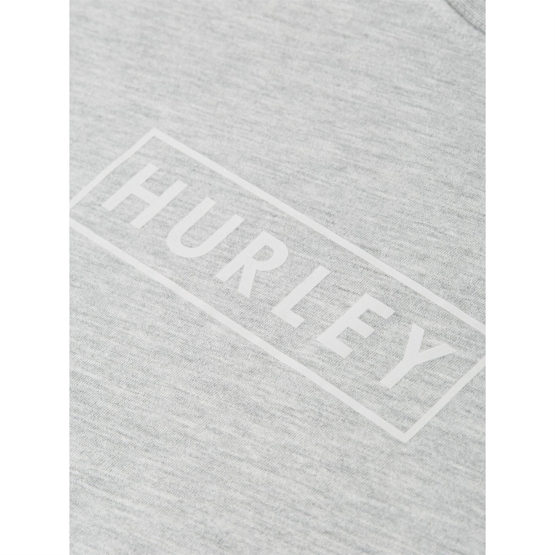 Hurley Box Print Logo Crew Neck Long Sleeve Jersey