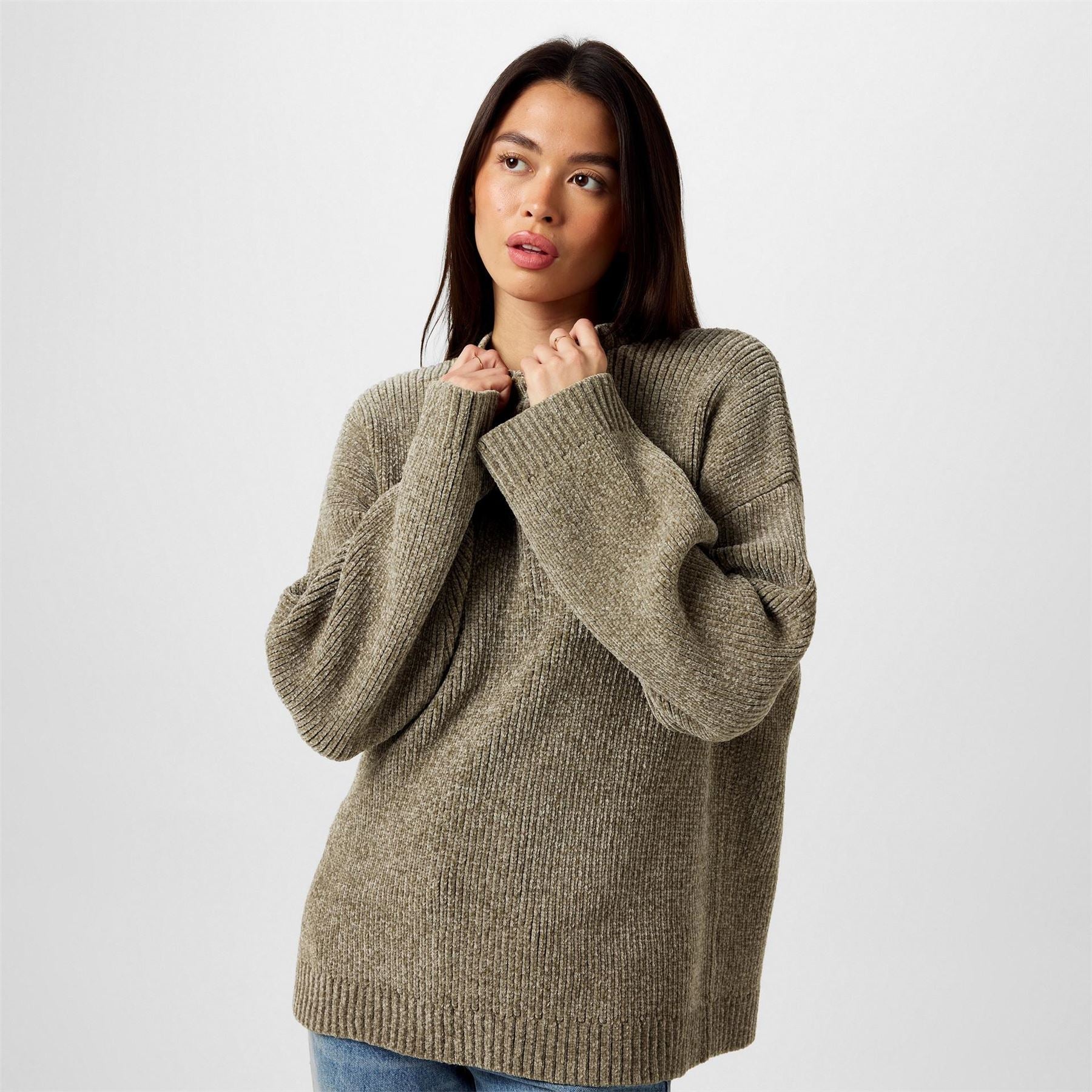 Jack Wills Chenille Crew Neck Regular Fit Sweater