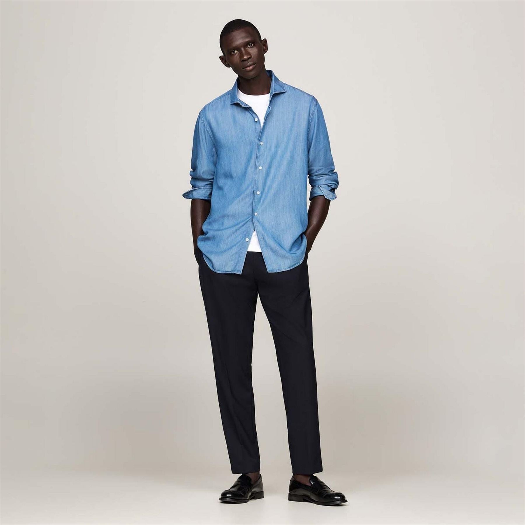 Tommy Hilfiger Casual Slim Fit Denim Shirt