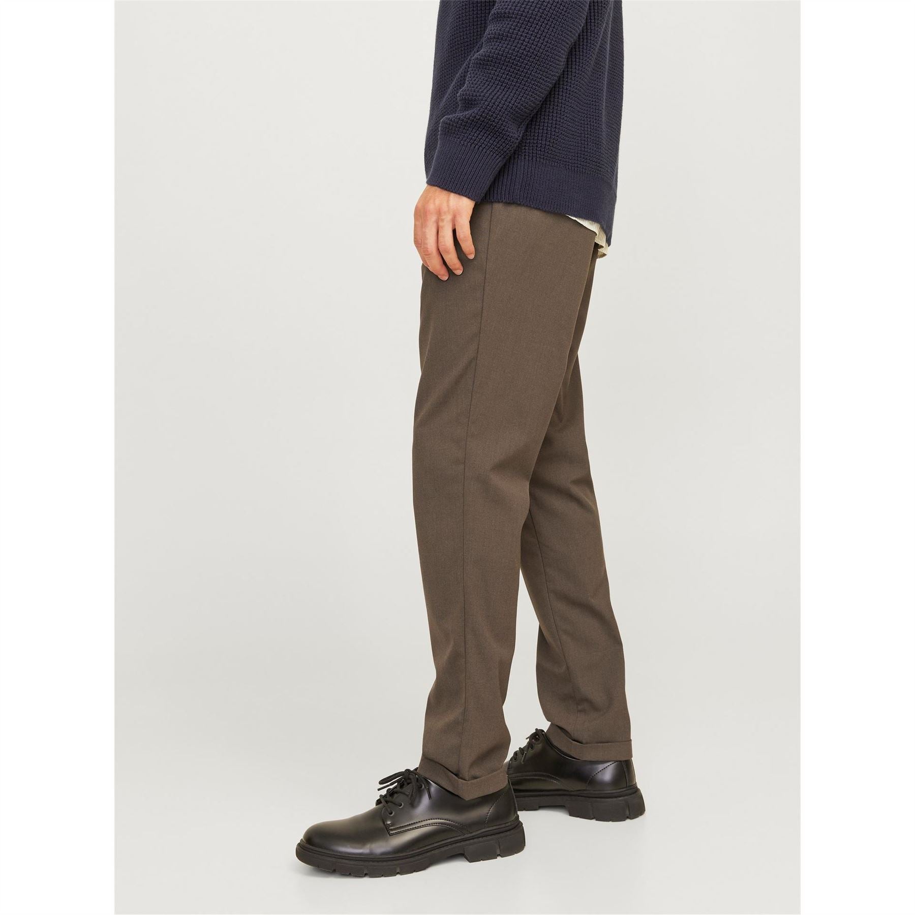 Jack and Jones Connor Slim Cut Roll Up Cuff Chinos