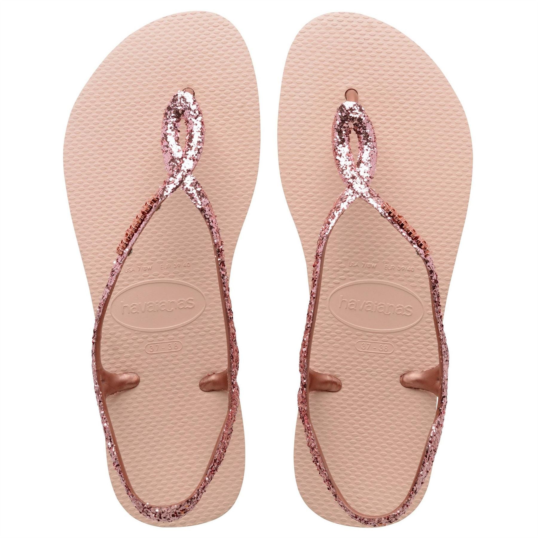 Havaianas Womens Hav. Luna Premium Ii Ballet Rose Pi Flip Flops