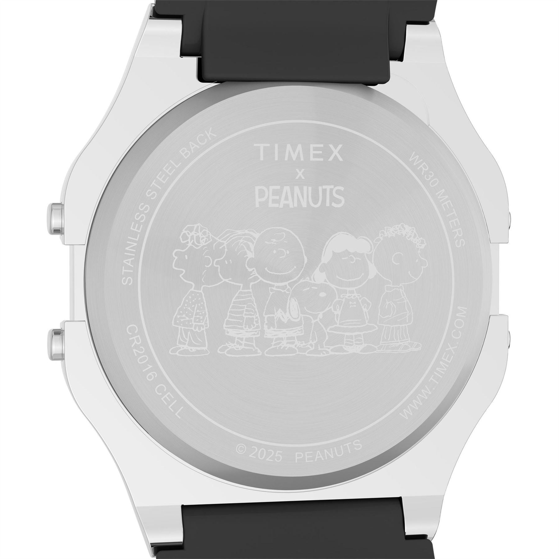 Timex Peanuts T80 Sn62 Fashion Analogue Rubber Strap Watch