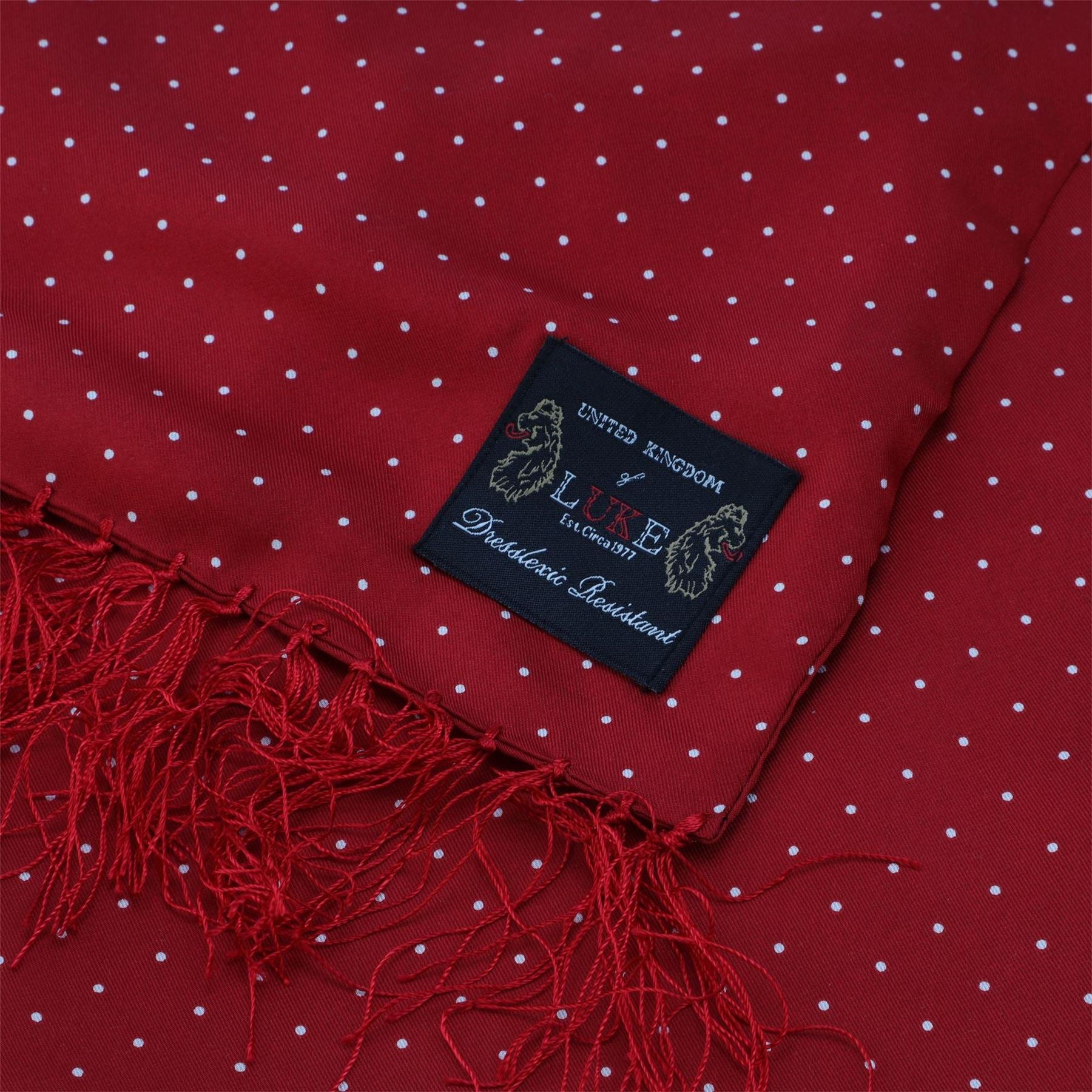 Luke Polka Dot Oblong Scarf