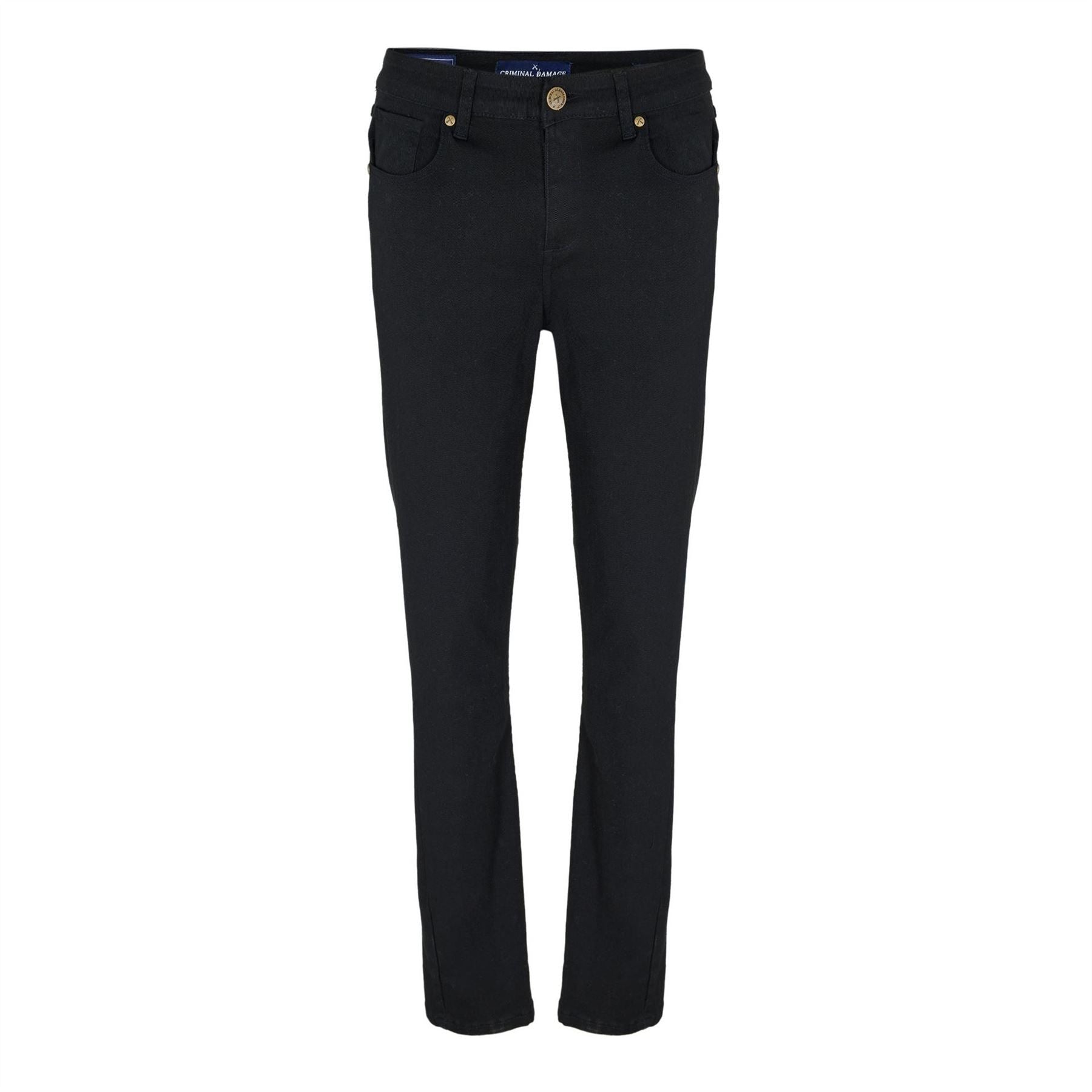 Criminal Damage SOS Skinny Fit Five Pocket Jeans