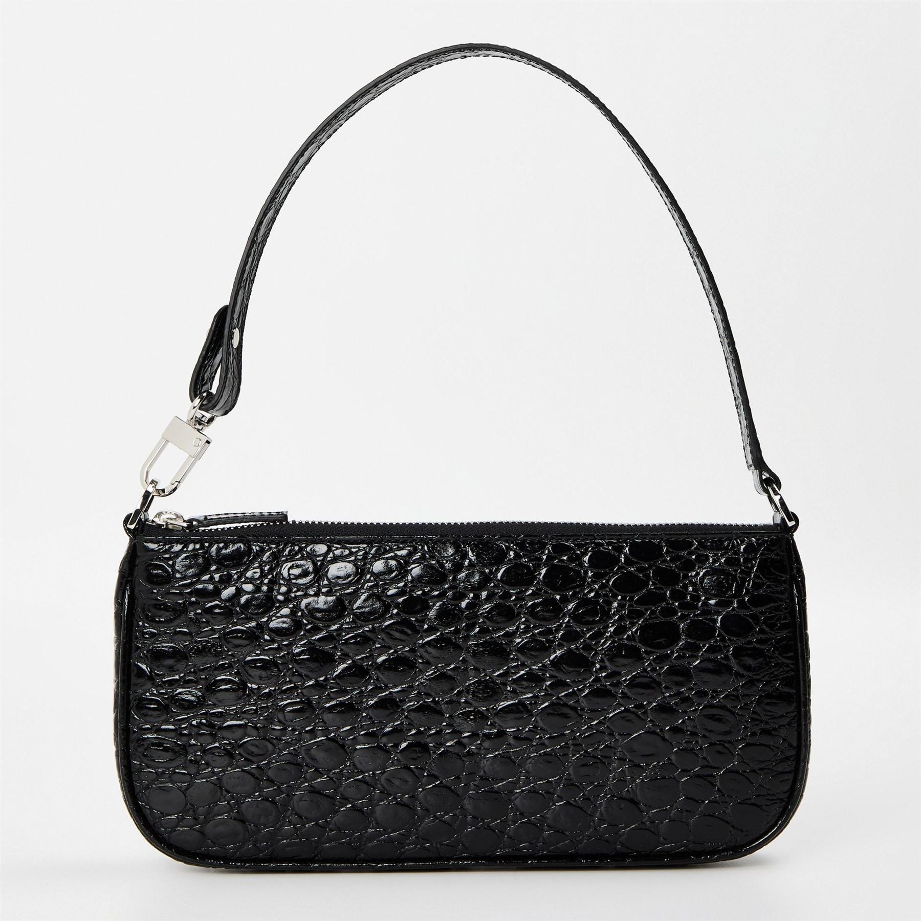 By Far Embossed Leather Shoulder Bags
