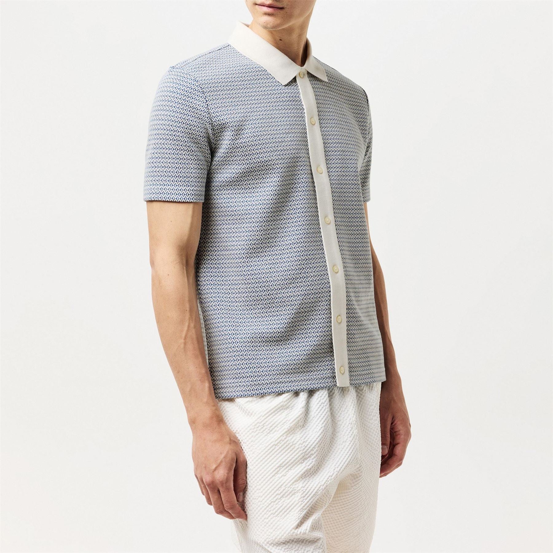 PS Paul Smith Regular Fit Point Collar Short Sleeve Shirt