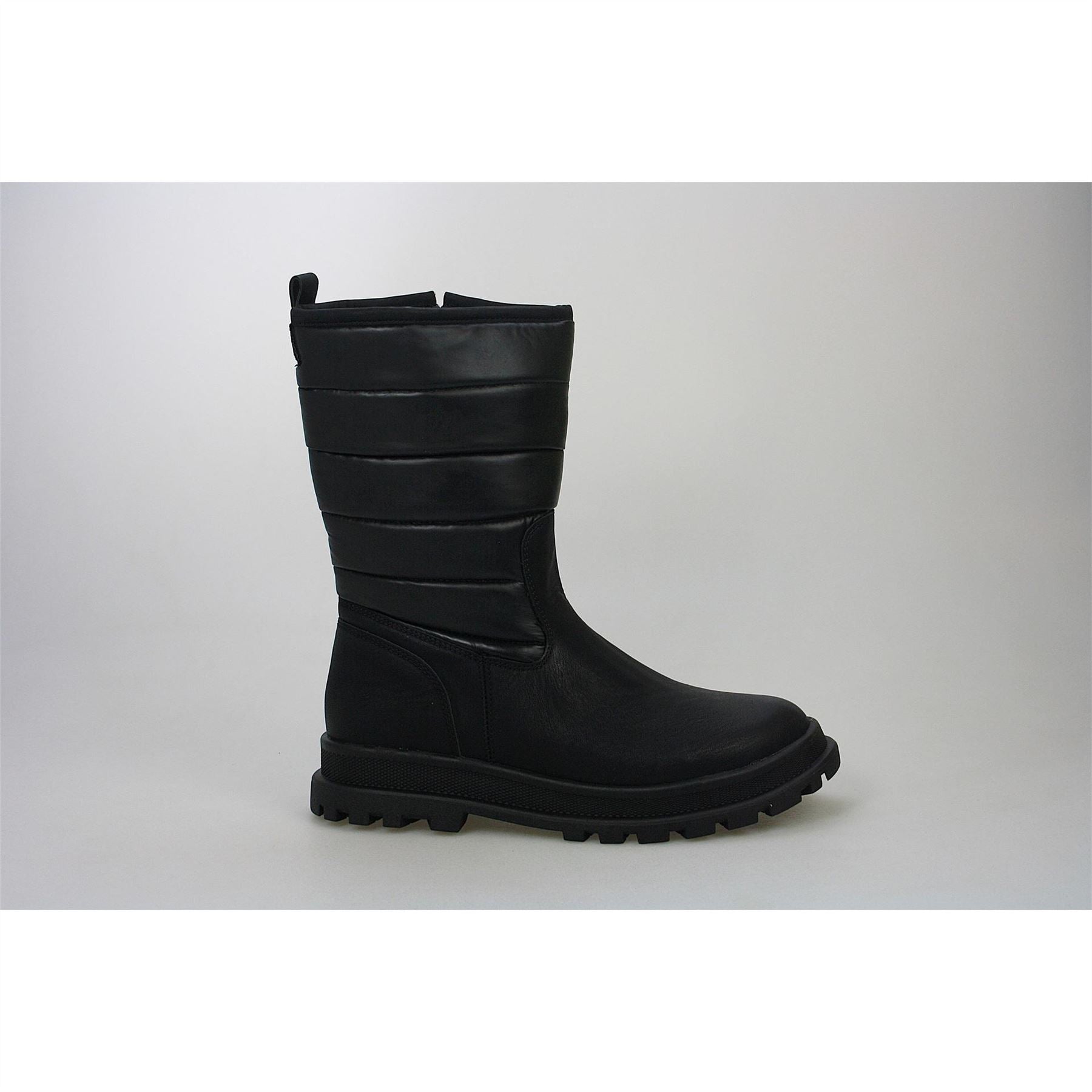 Buckle My Shoe Knee High Boots with Lug Sole