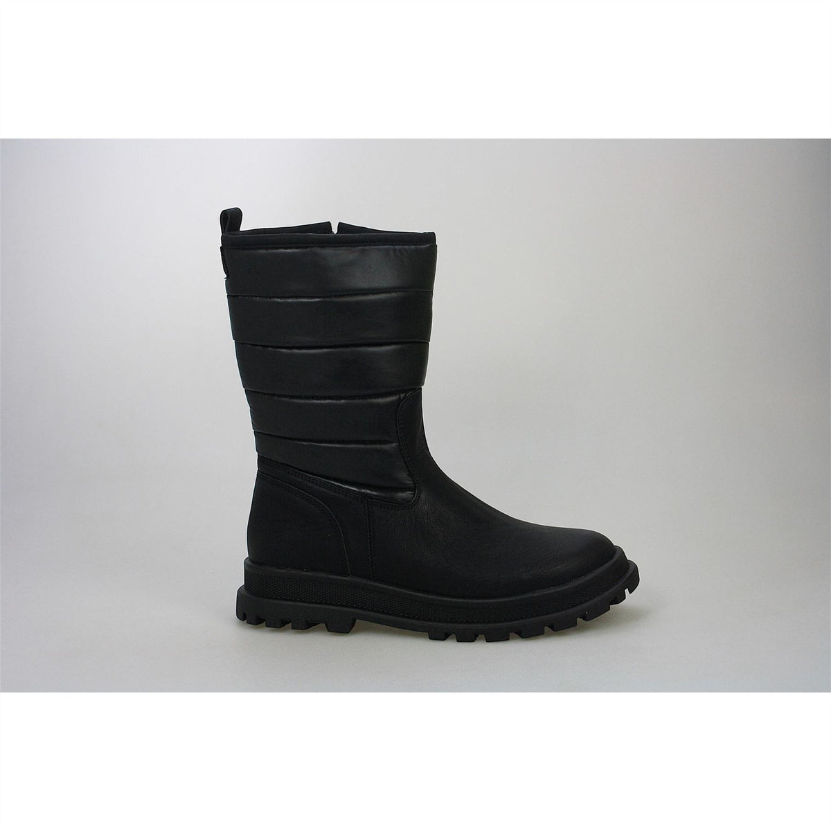 Buckle My Shoe Knee High Boots with Lug Sole