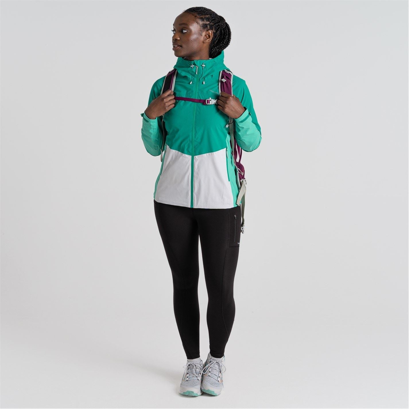 Craghoppers Jamila Funnel Neck Long Windbreaker Jacket