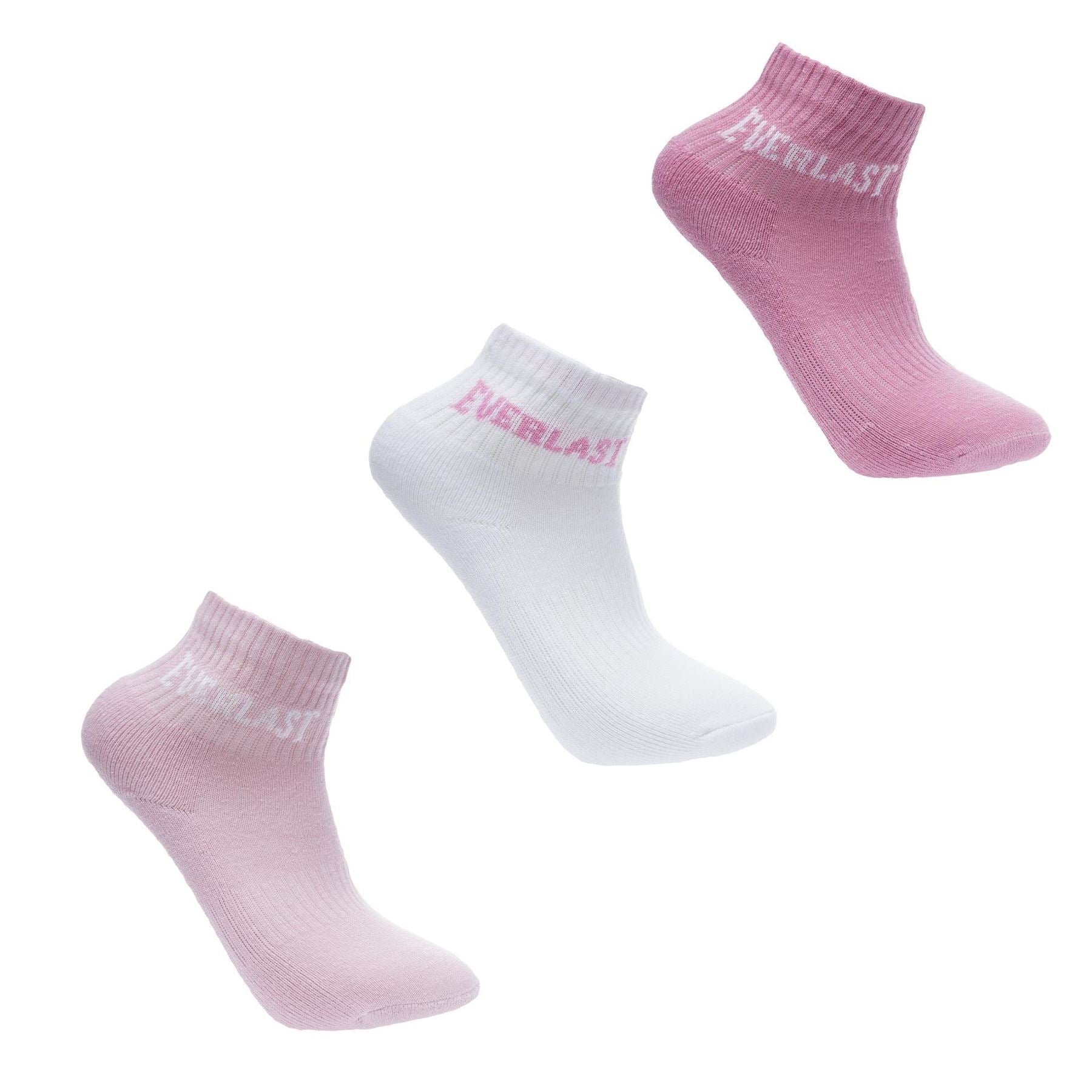Everlast Quarter Socks 3 Pack Childrens