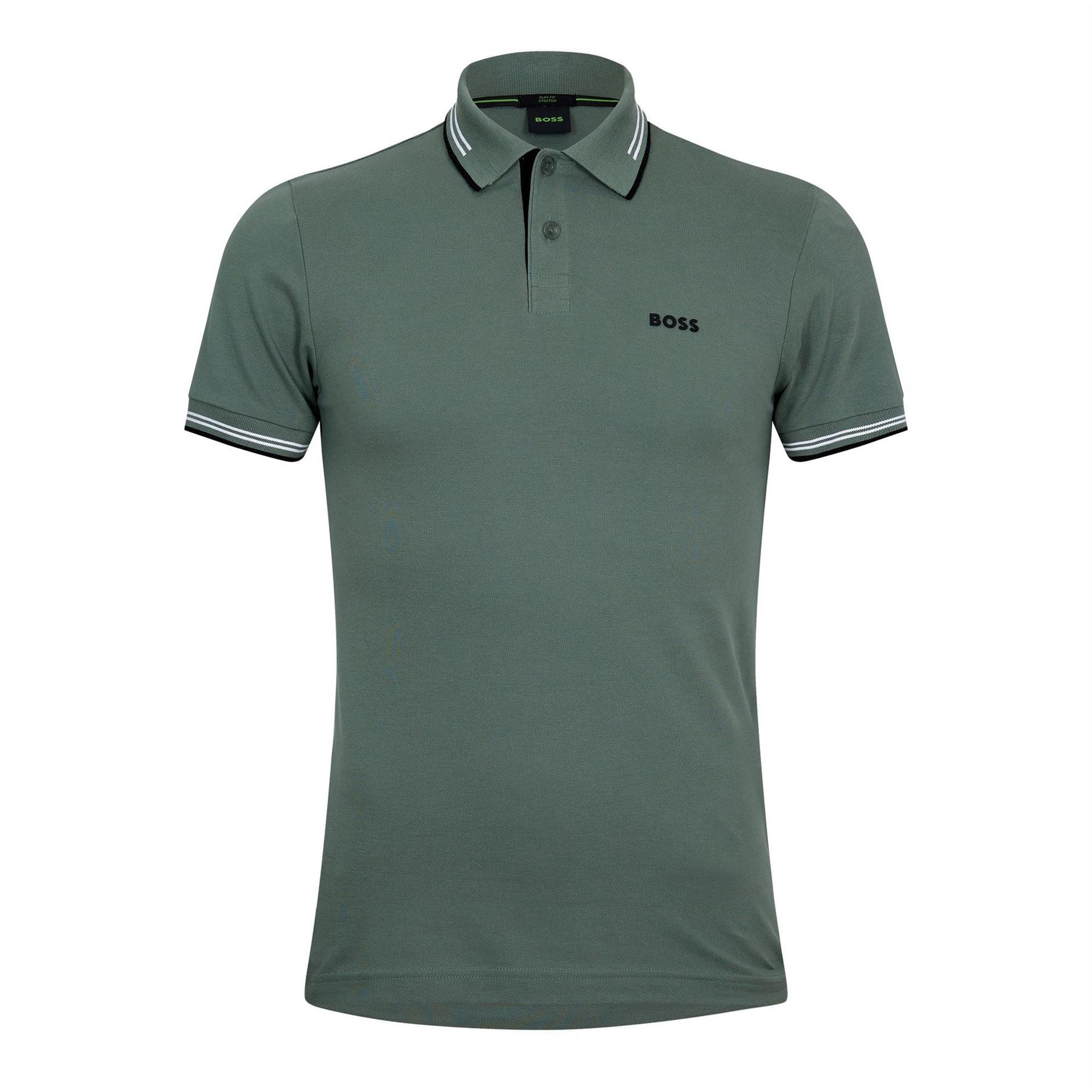 Boss Hbg Paul Polo Contrast Striped Trim Shirt