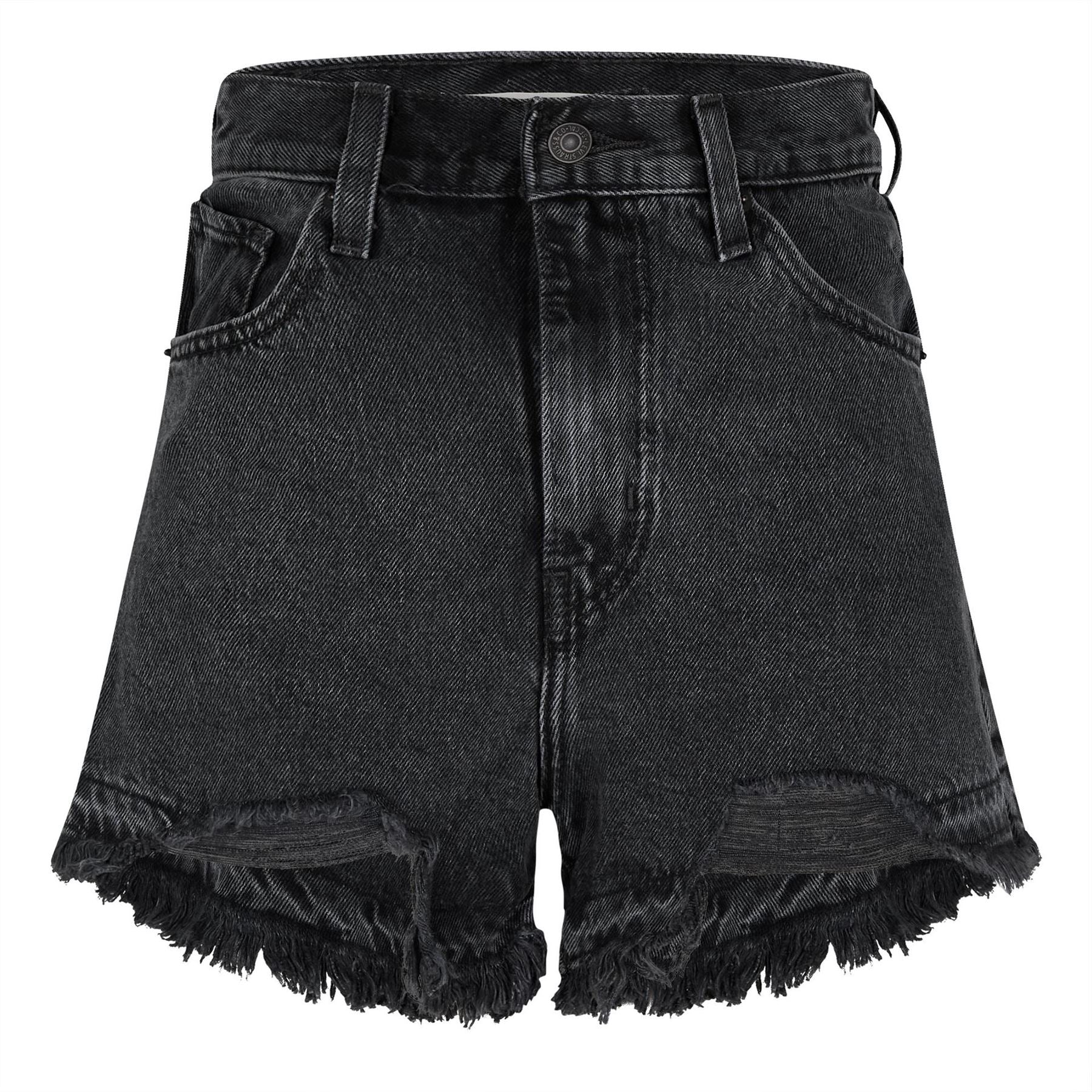 Levis High Waist Mom Denim Shorts