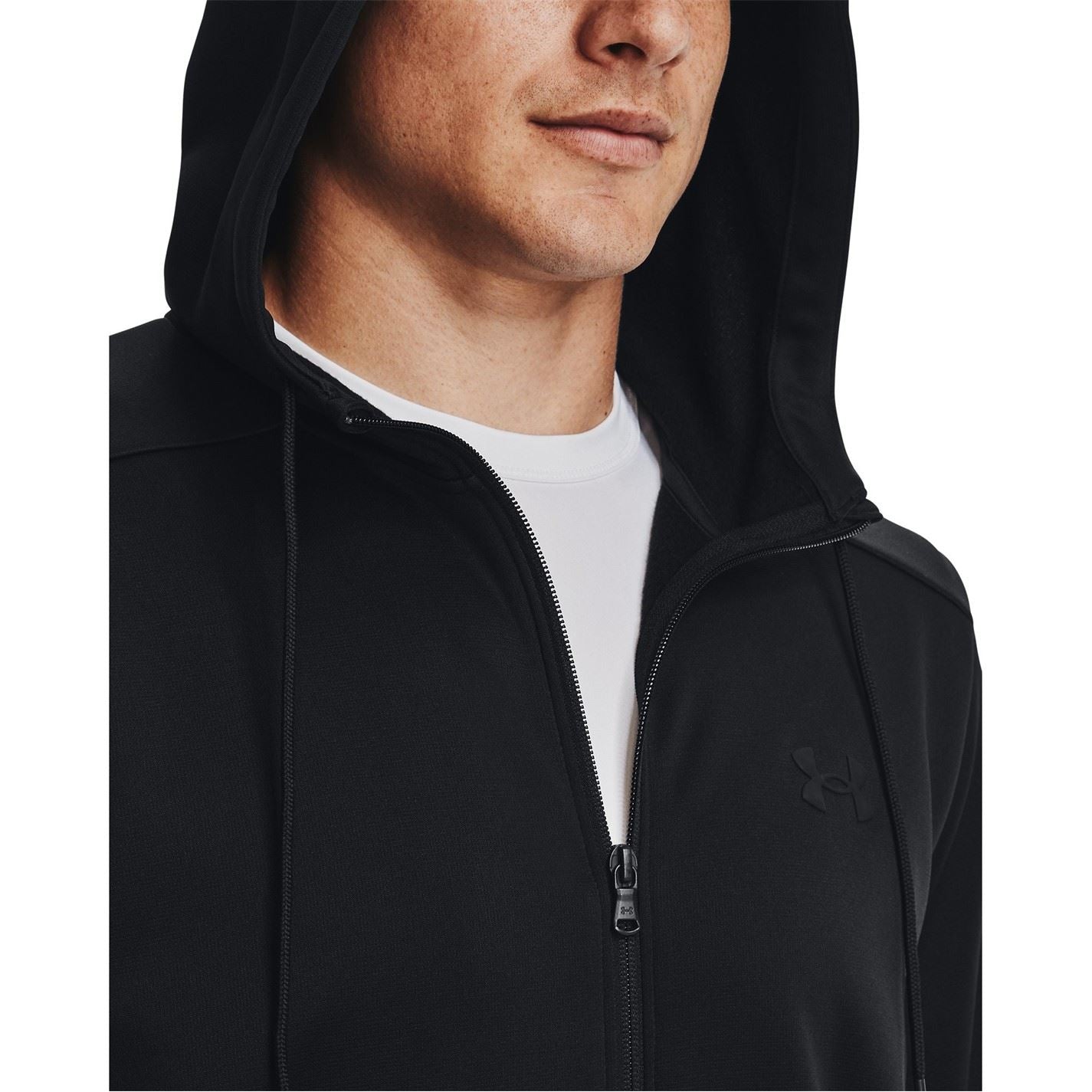 Under Armour Mens Armour Armour Fleece® Full Zip Hoodie