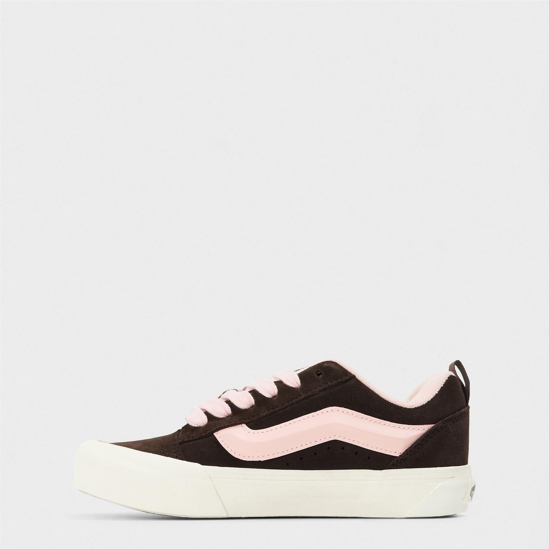 Vans Adults Knu Skool Pop Sepia Rose Canvasas Low Trainers