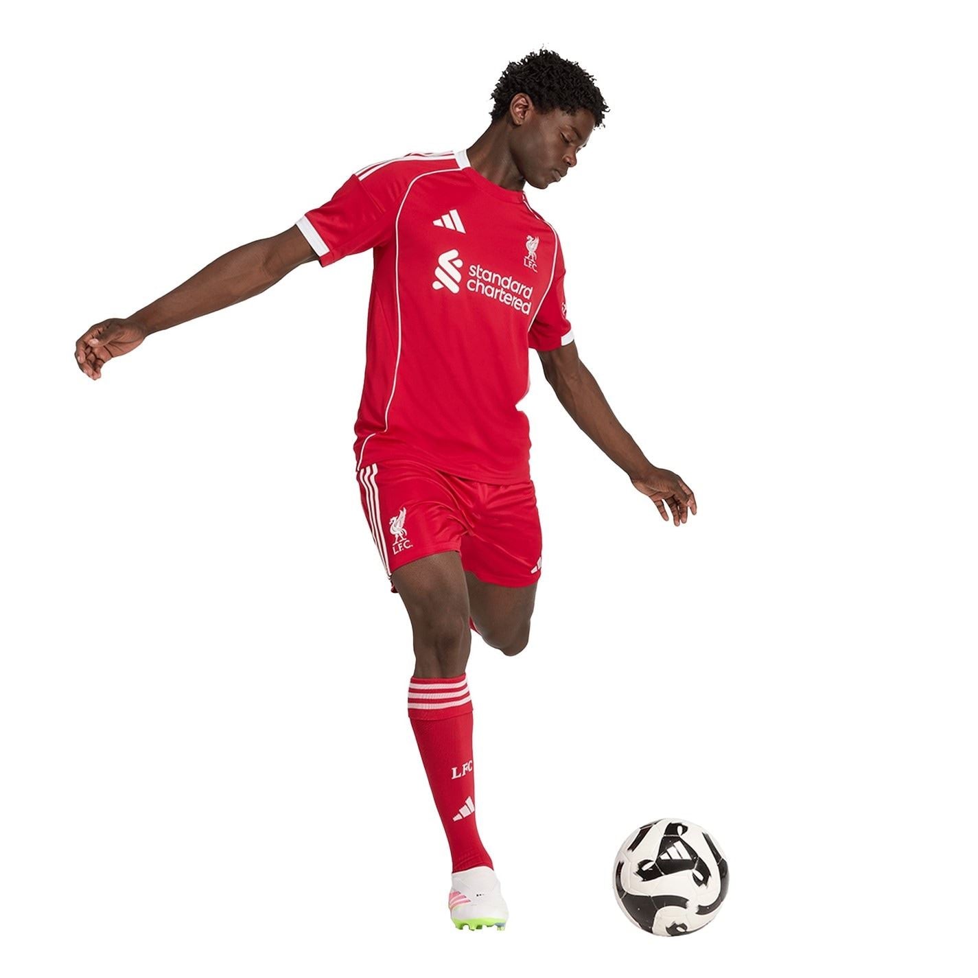 adidas Liverpool Home Shorts 2025 2026 Adults