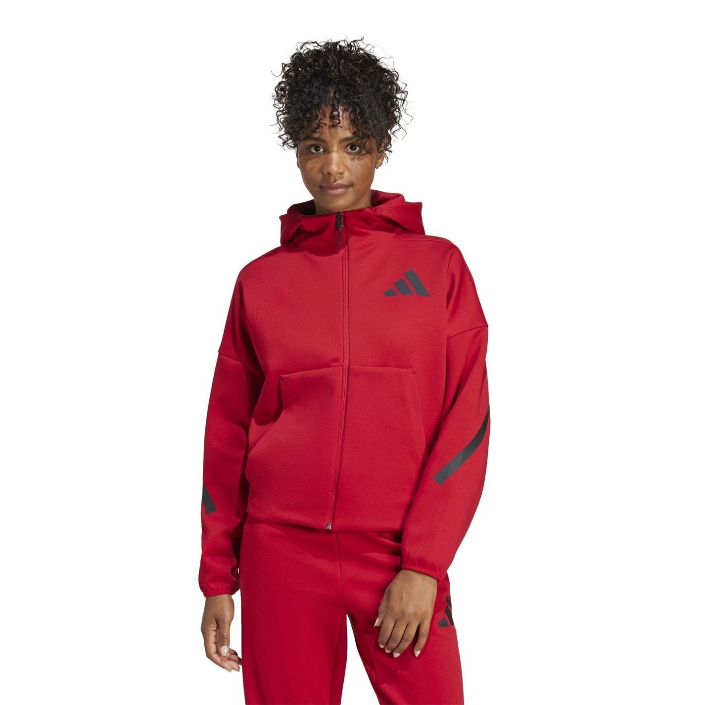 adidas Womens Z.n.e. Full Zip Hoodie
