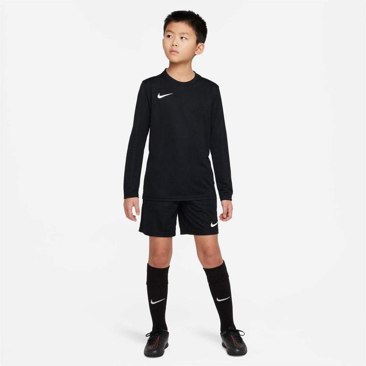 Nike Jersey Crew Neck Long Sleeve Bold Logo T-Shirt