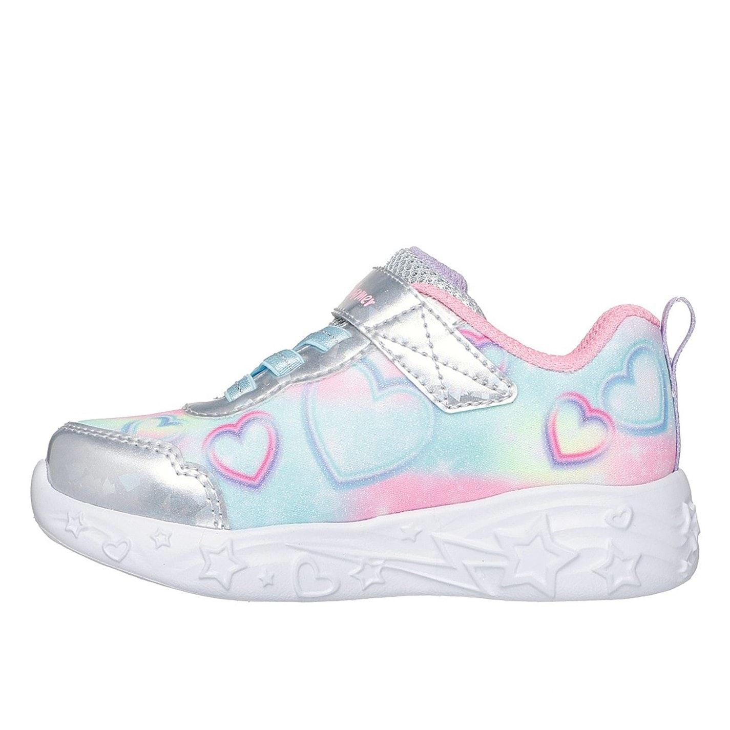 Skechers Lighted Unicorn Gore  And  Strap W Mult Light Up Trainers Girls
