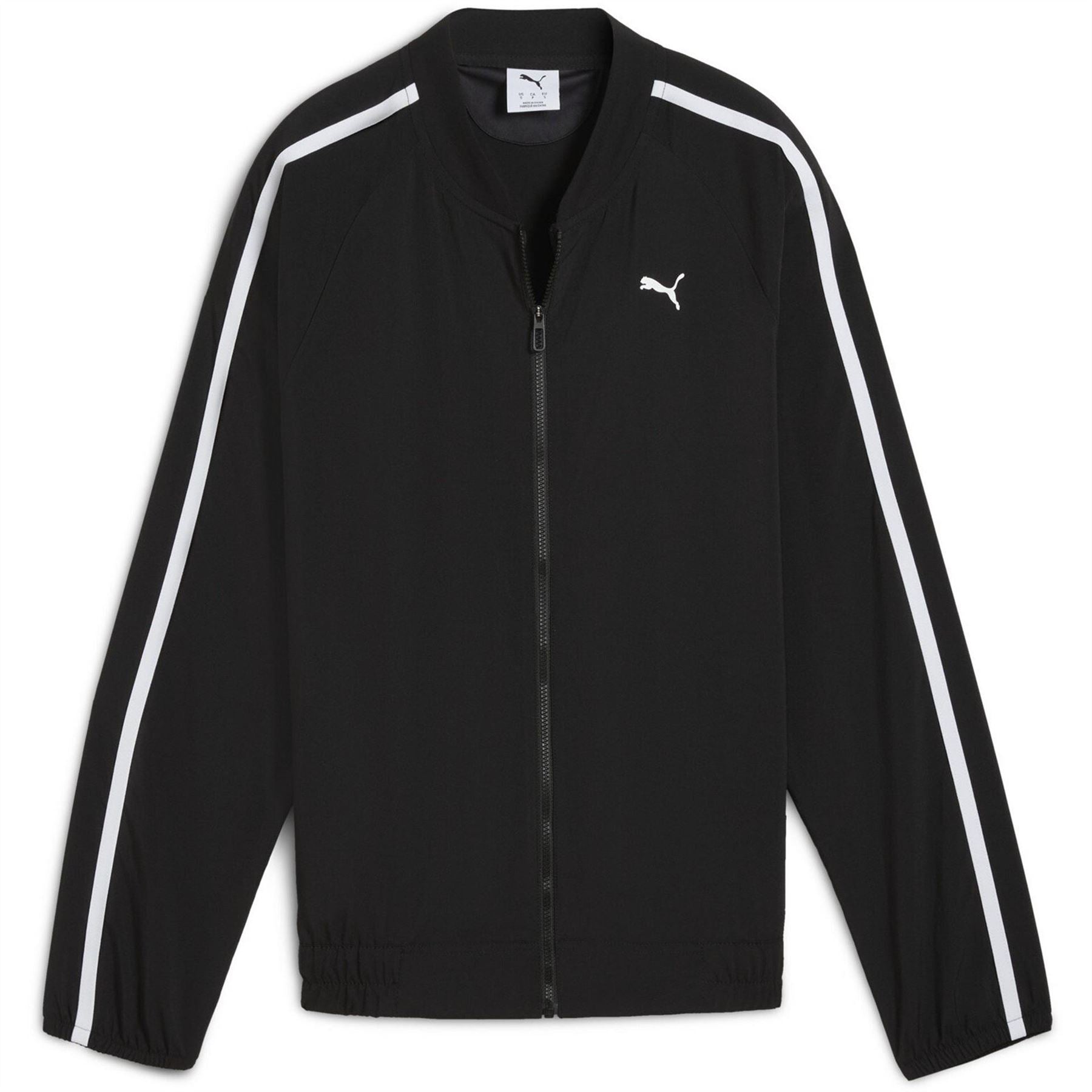 Puma Floral Ribbon Woven Full Zip Tracksuit Top