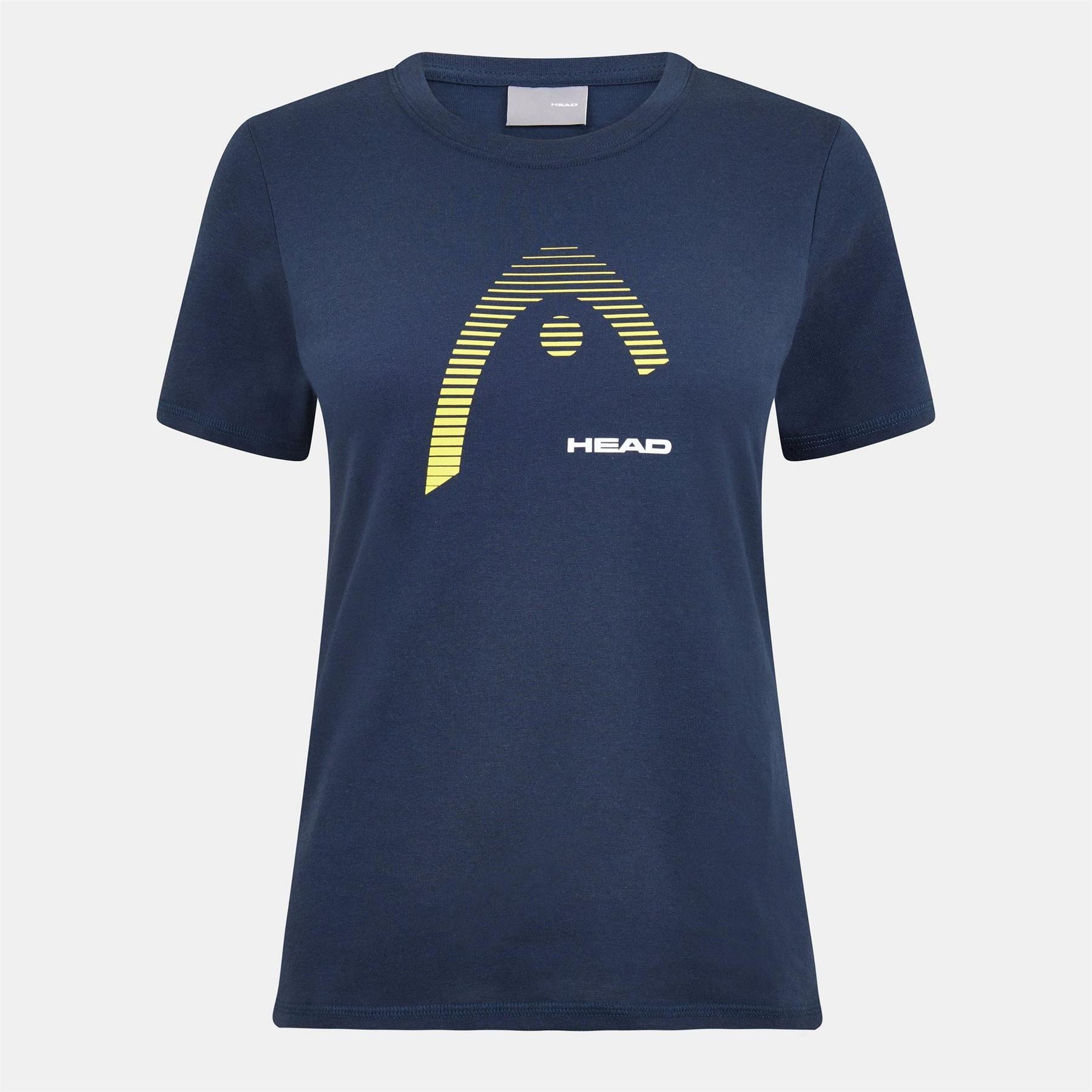 HEAD Club Lara Crew Neck Ribbed Collar Short Sleeve T-Shirt