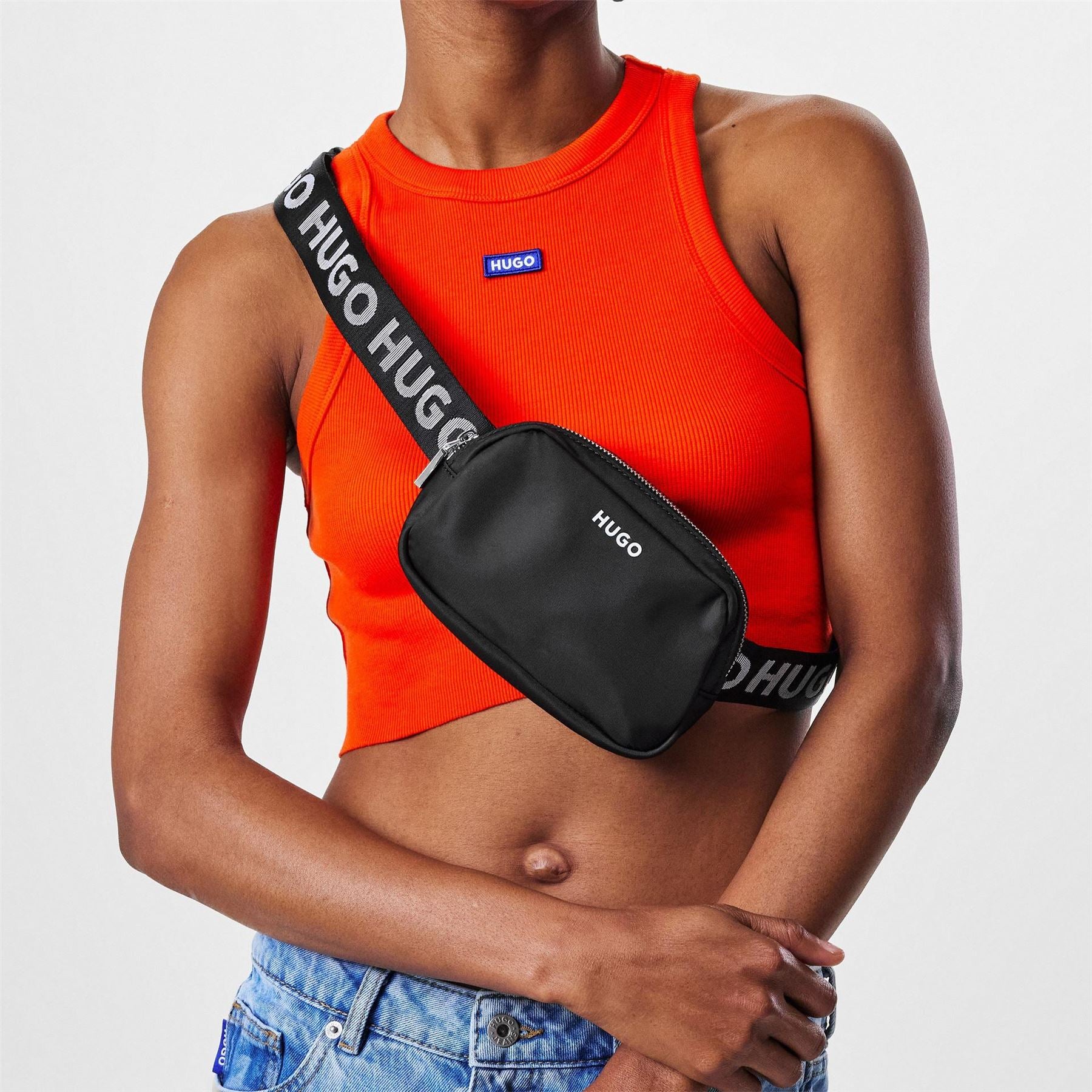 Hugo Lettering Belt Bag with Logo