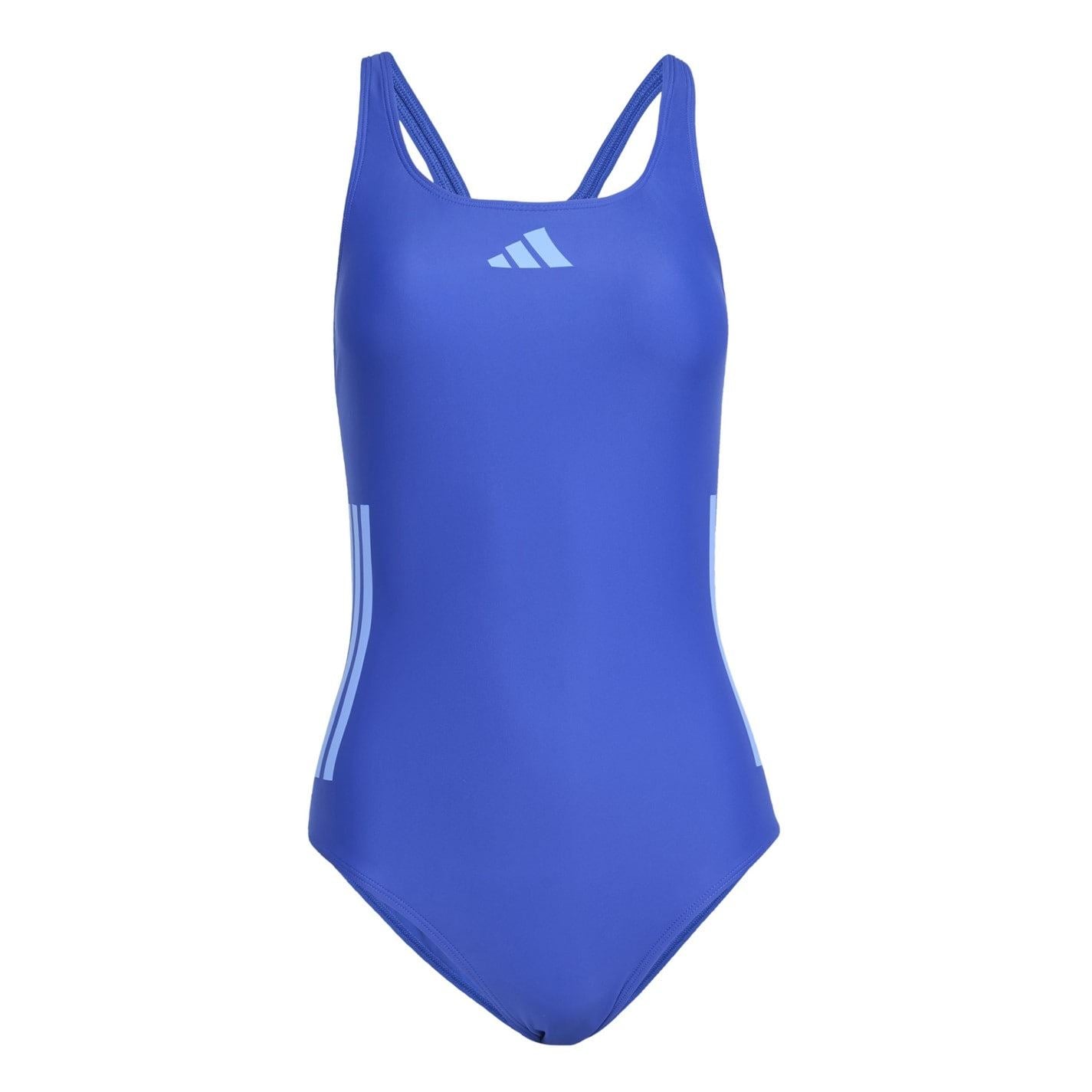 adidas Womens Classic 3 Stripes Swimsuit