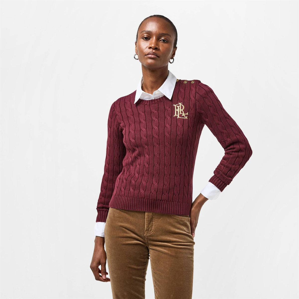 Lauren by Ralph Lauren Montiva Knitted Crew Neck Jumper