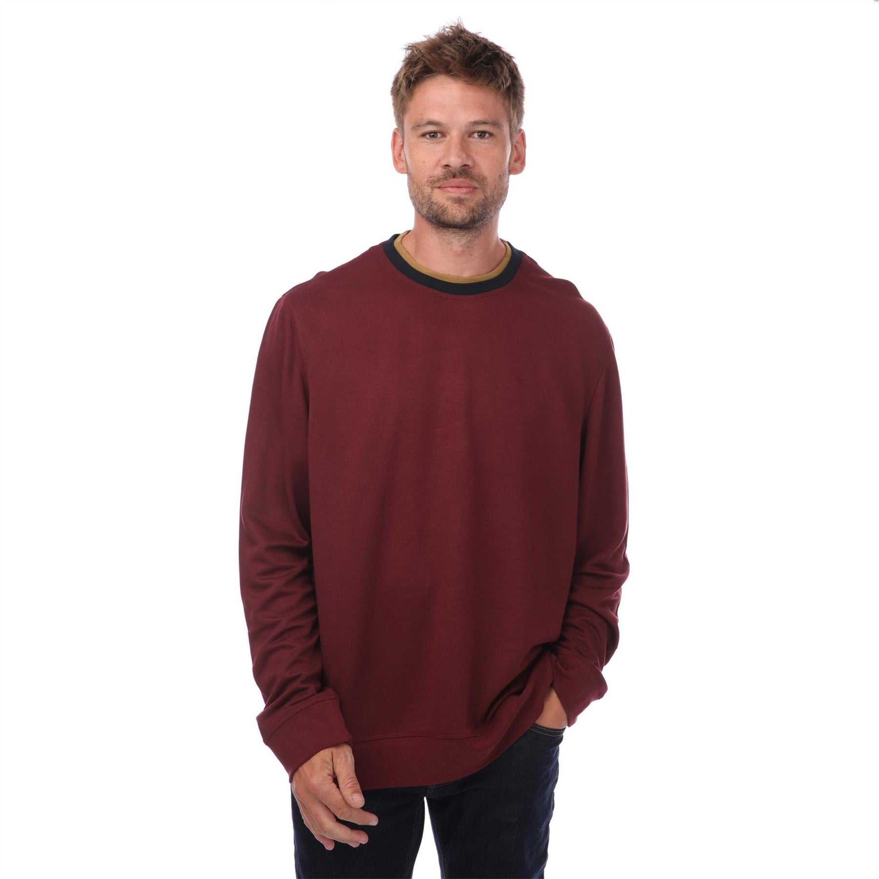 Ted Baker Crew Neck Long Sleeve Regular Fit Sweater
