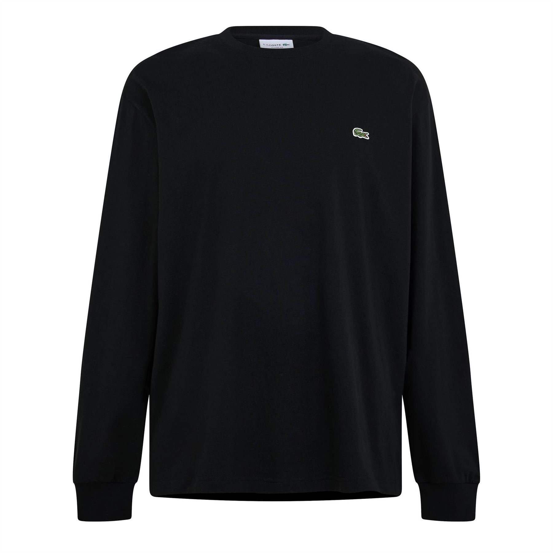 Lacoste Crocodile Logo Crew Neck Long Sleeve T-Shirt
