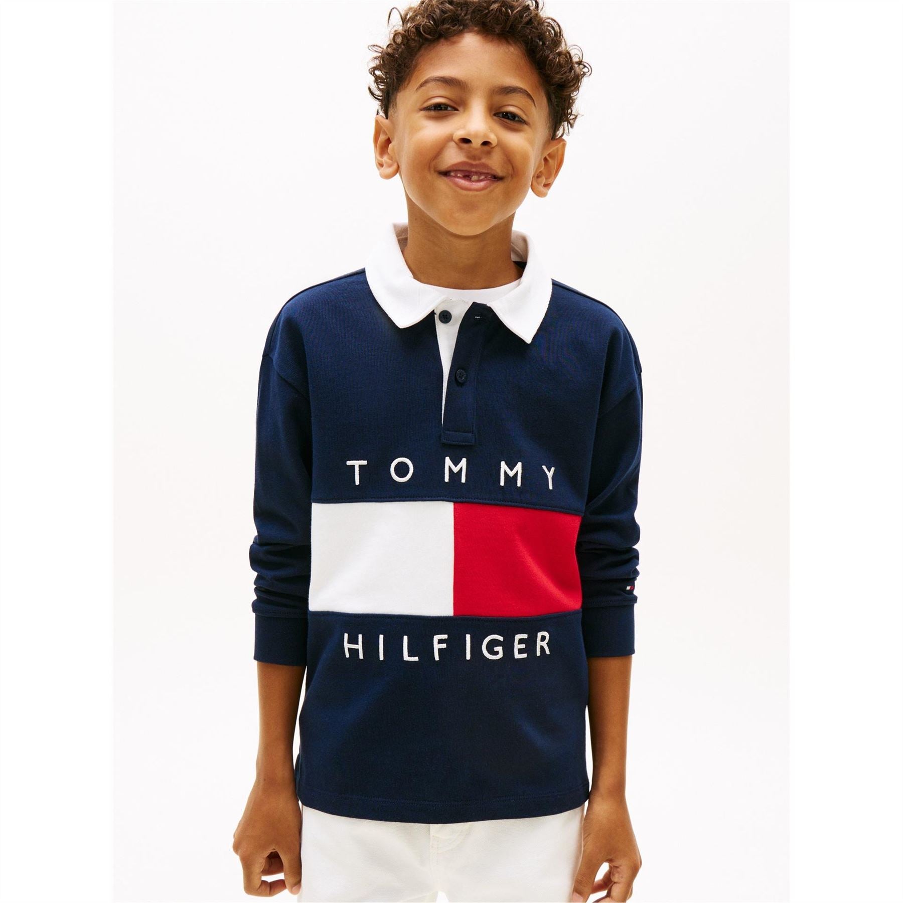 Tommy Hilfiger Heritage Collared Long Sleeve Polo Shirt
