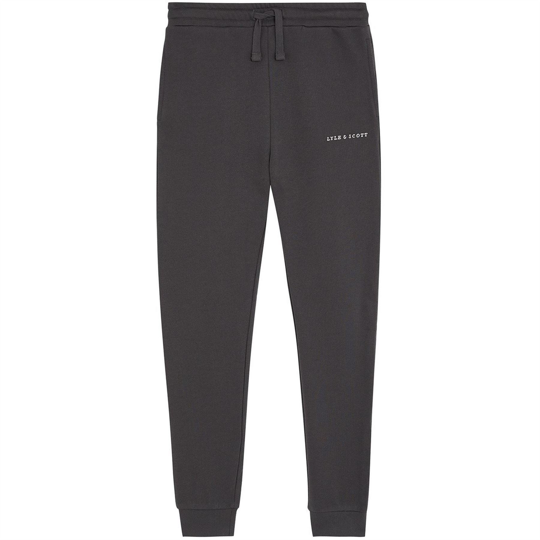 Lyle and Scott Logo Closed Hem Fleece Joggers