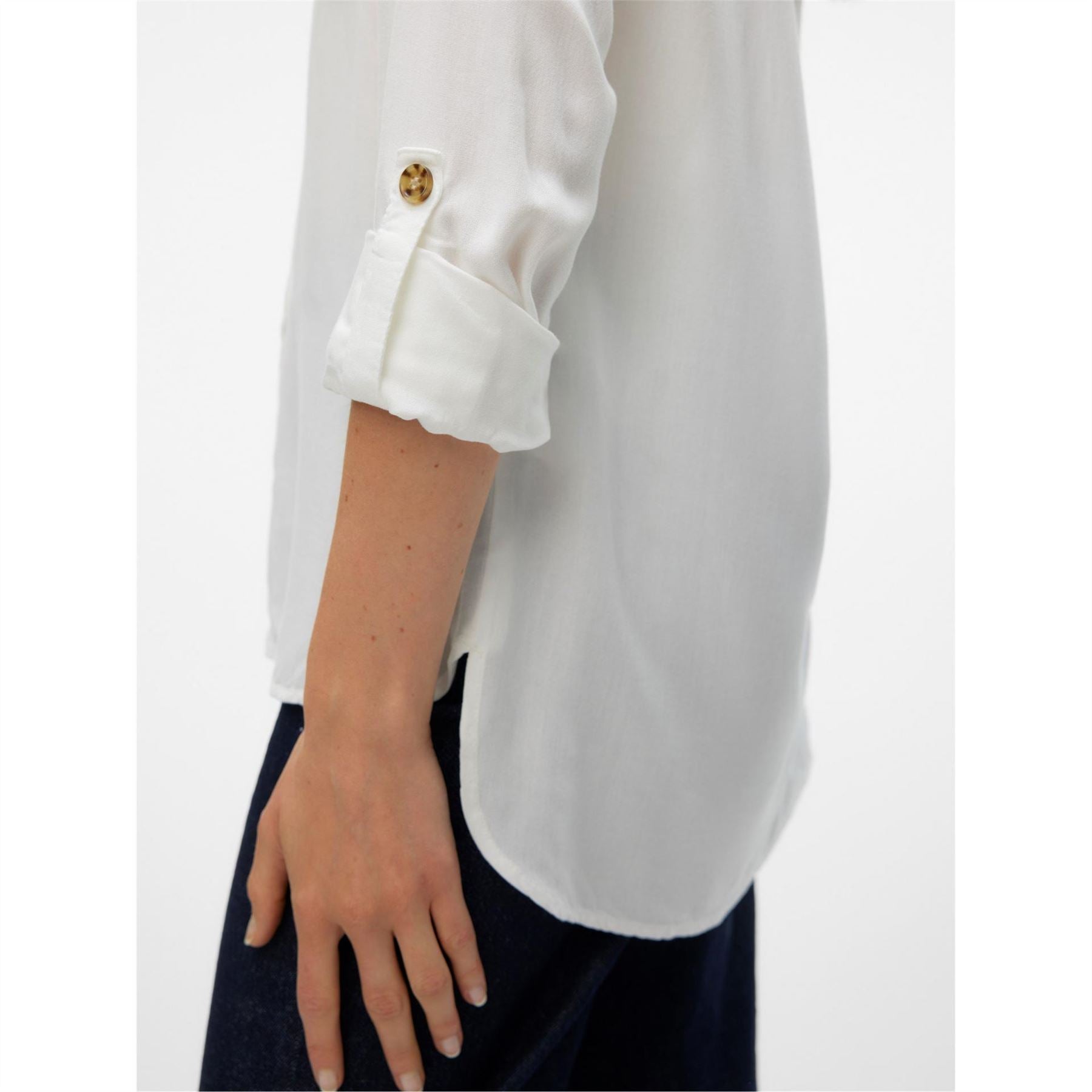 Vero Moda Bumpy Regular Fit V-Neck Long Sleeve Shirt
