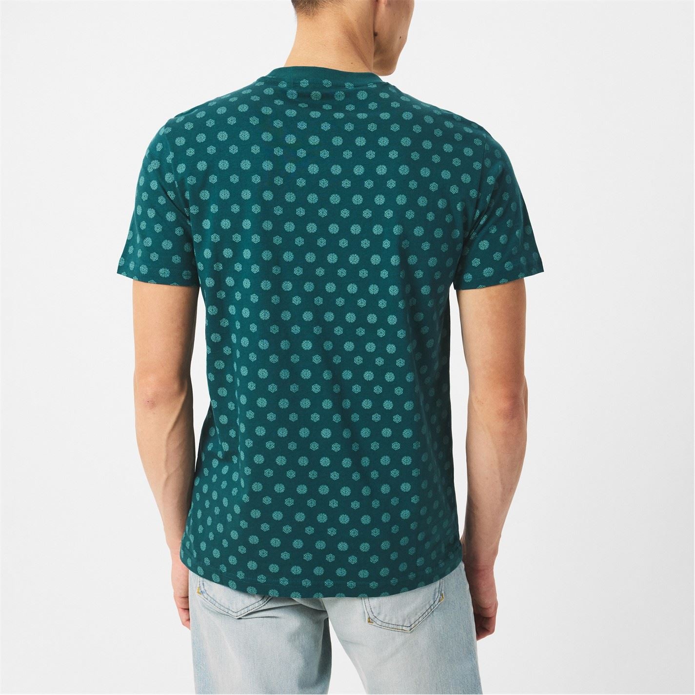 Original Penguin Geographic Print Crew Neck Regular Fit T-Shirt
