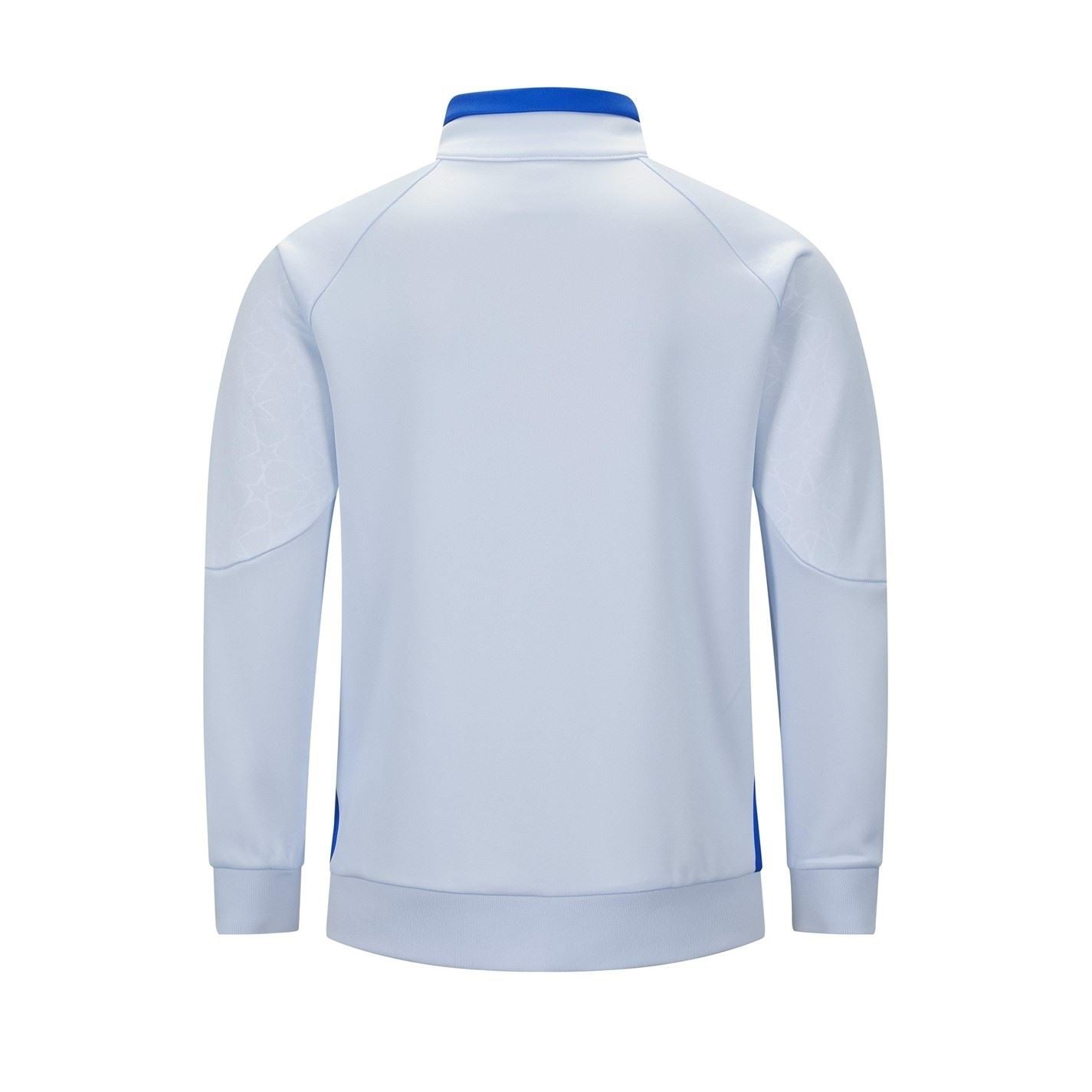 Kelme Solid Patterned Ribbed Cuff Zipped Pocket Training Jacket