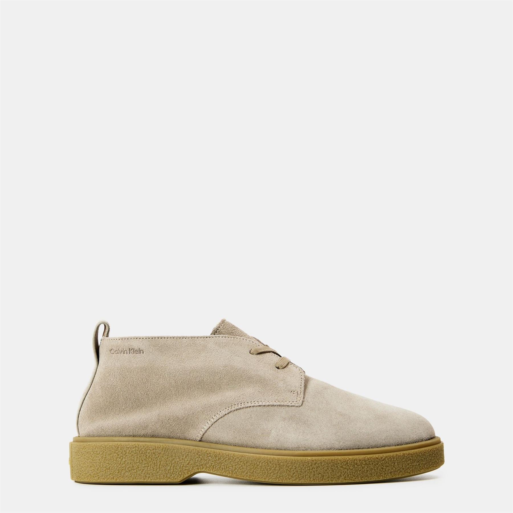 Calvin Klein Suede Desert Lace-Up Low Top Sneakers