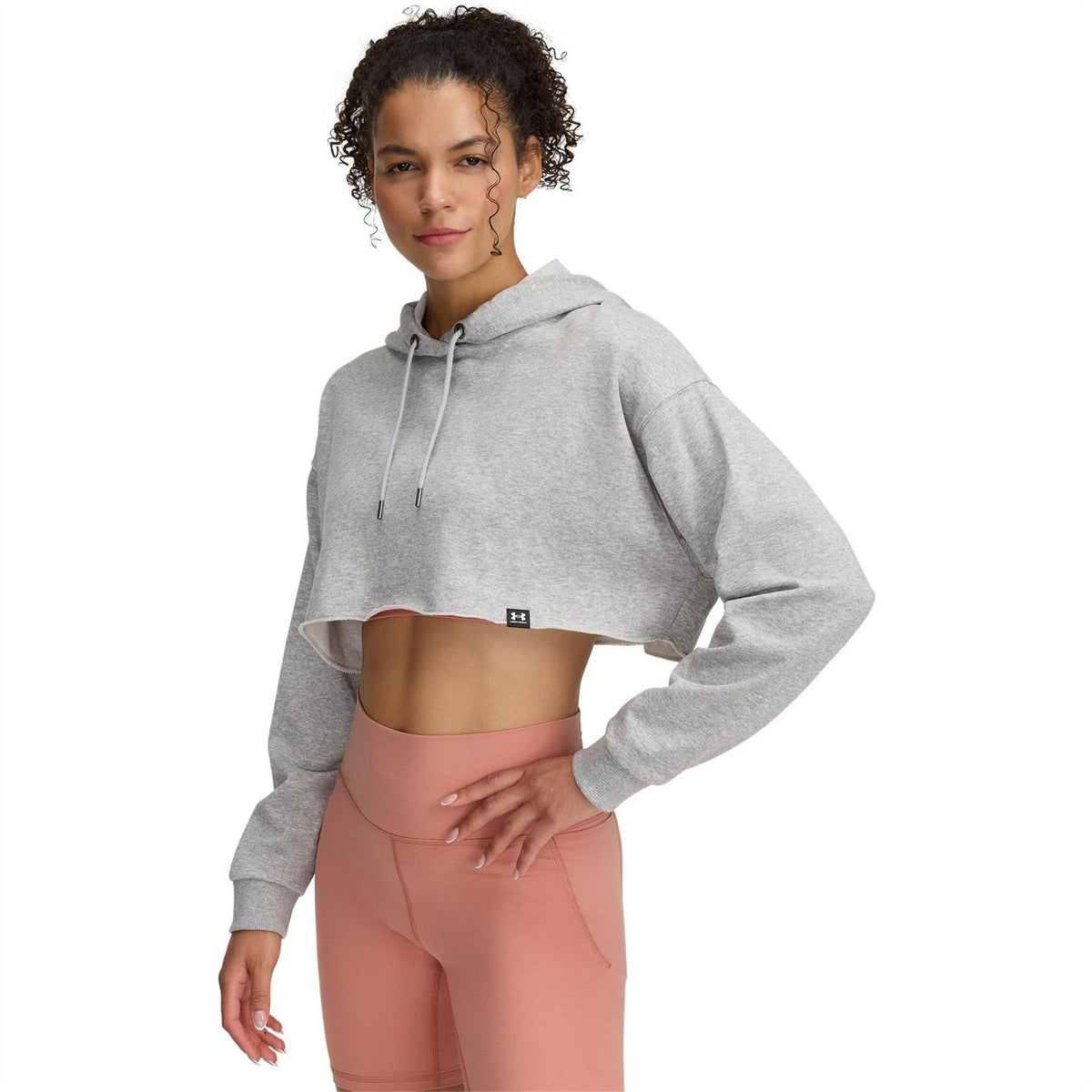Under Armour Hooded Neck Drop Shoulder Long Sleeve Sweatshirt