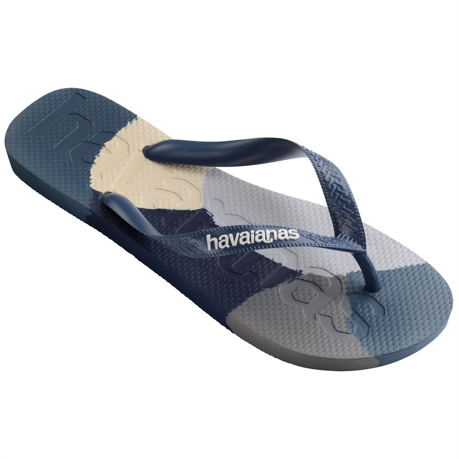 Havaianas Hav. Top Logomania Colors Ii Black Flip Flops Womens