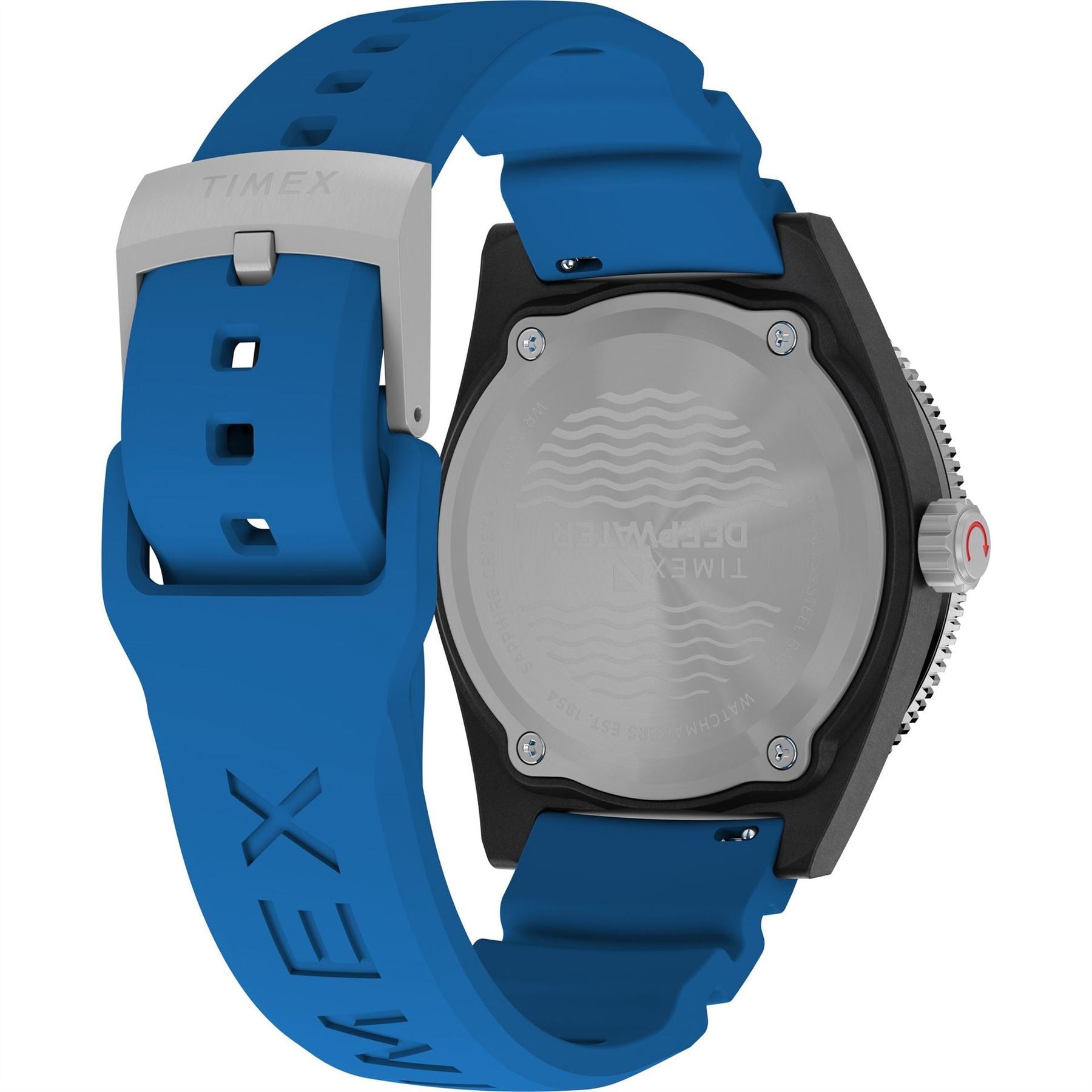 Timex Water Meridian Dive Rubber Strap Analogue Watch