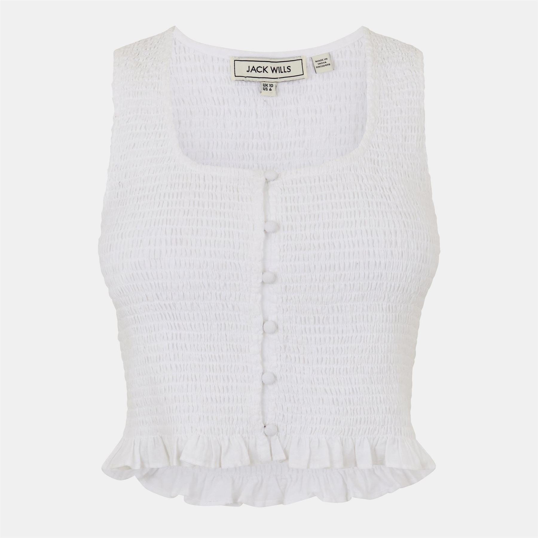 Jack Wills Shirred Tank