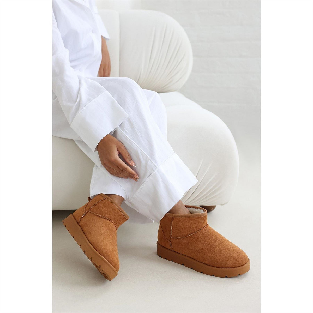 Wheres That From Fur Lining Ankle Boots
