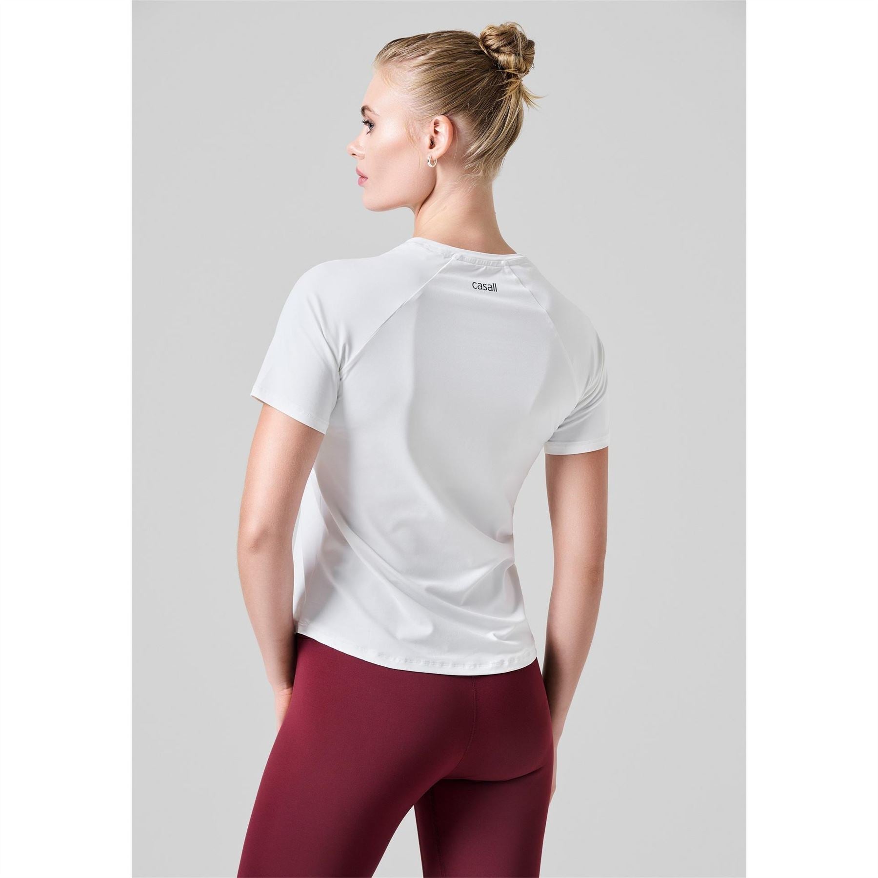 Casall Raglan Sleeve Crew Neck Regular Fit T-Shirt