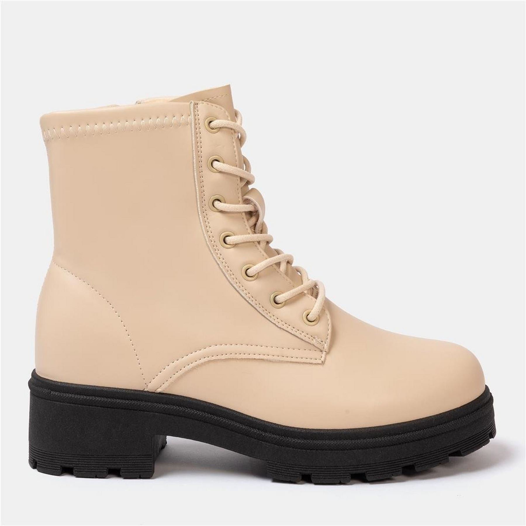 I Saw It First Womens Saw It First Biker Ankle Boots