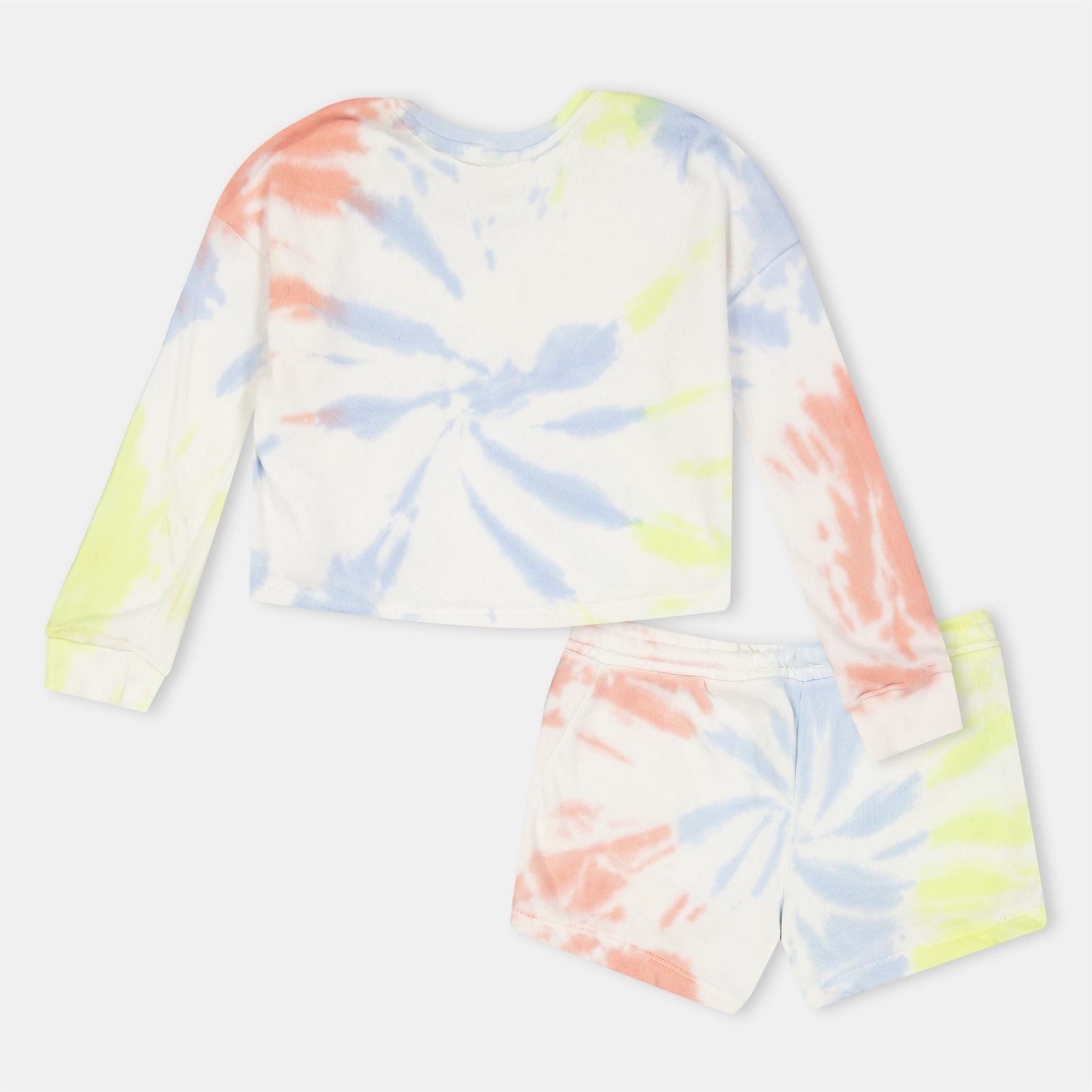 Reebok Tie Dye T-Shirt And Shorts Set