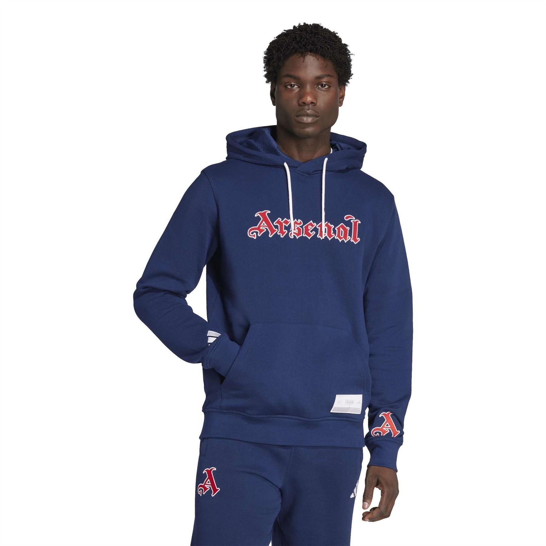 adidas Arsenal Hooded Neck Long Sleeve Sweatshirt