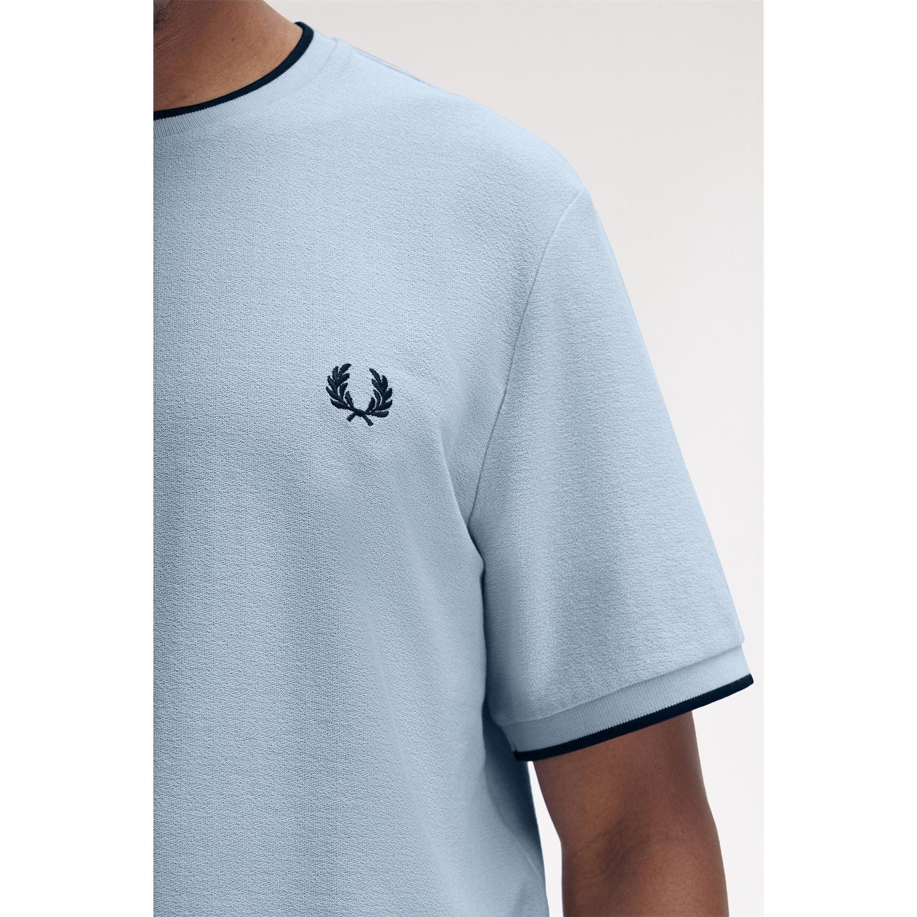 Fred Perry Regular Fit Crepe Pique T-Shirt